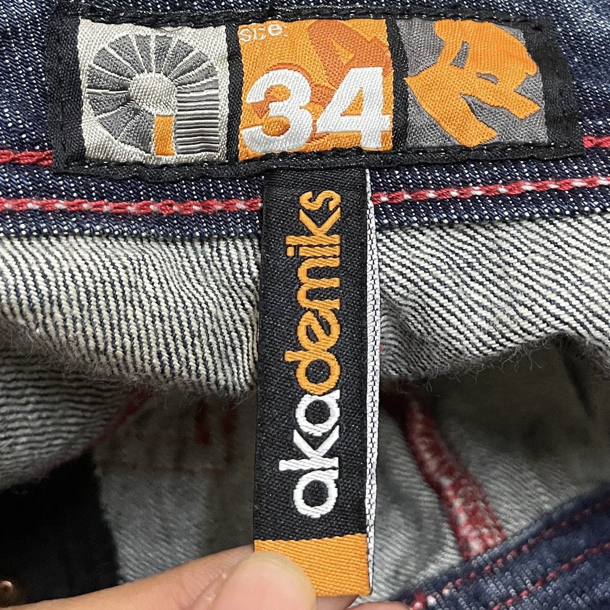 Vintage Very Rare Vintage Brand Akademiks Baggy Jeans 2000s Size US 34 / EU 50 - 10 Thumbnail