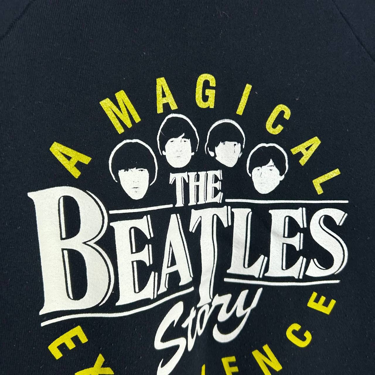 Band Tees Vintage The Beatles Big logo 90s black rock band sweatshirt Size US S / EU 44-46 / 1 - 3 Thumbnail