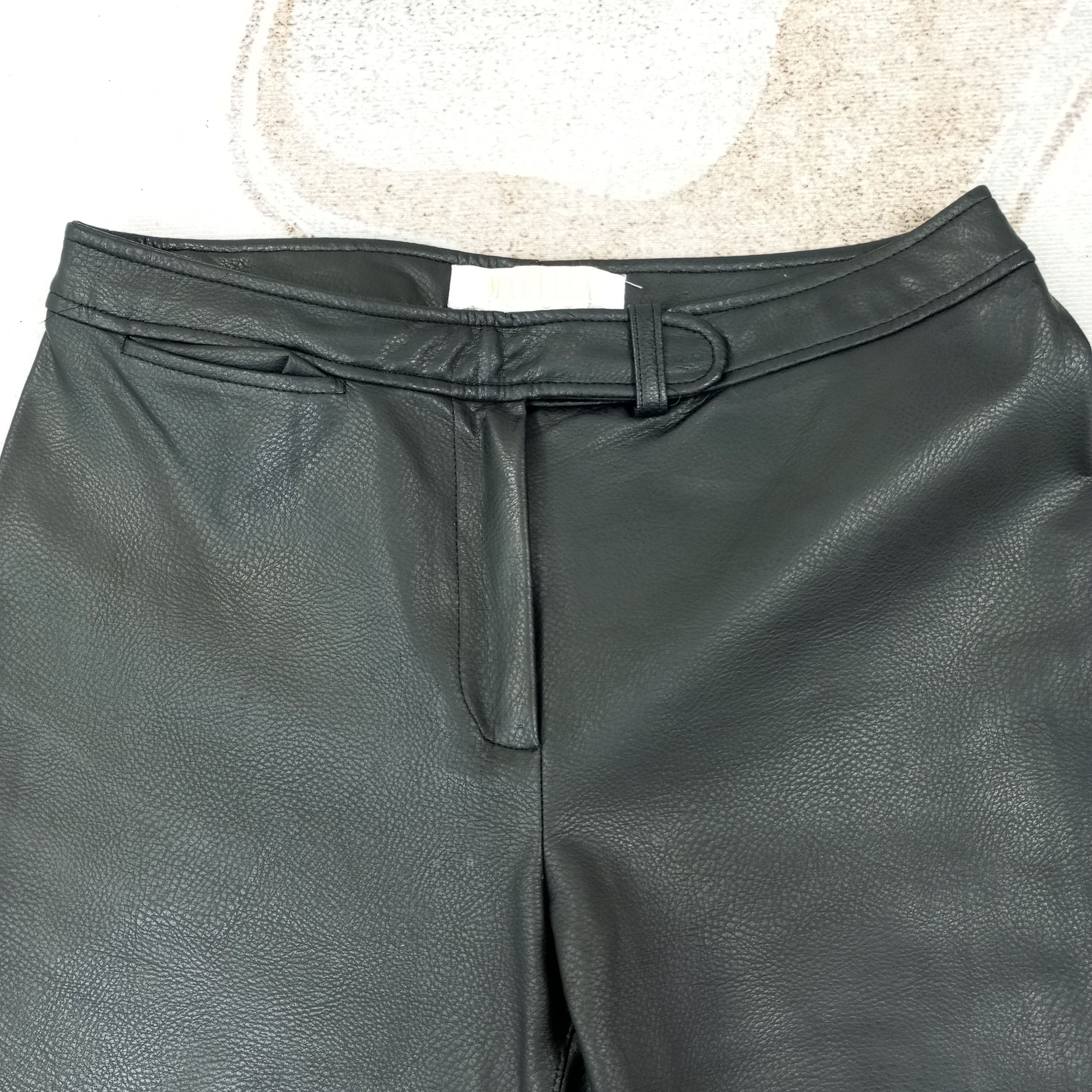 Marella Marella Tricot Leather Pants c235n38 Size 28" / US 6 / IT 42 - 2 Thumbnail