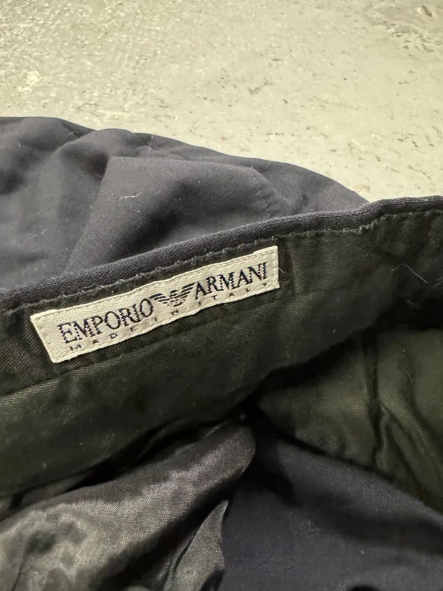 Emporio Armani 1990s Emporio Armani Navy Relaxed Minimalist Pants Size US 31 - 6 Thumbnail