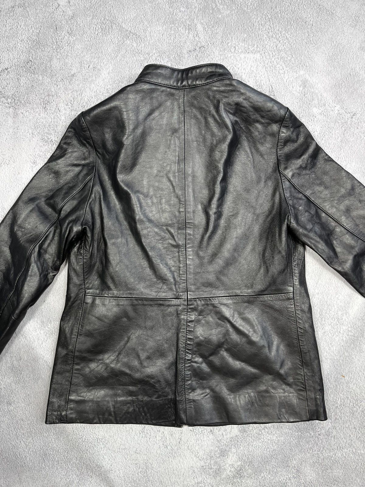 Vintage Vintage 90s Leather patchwork flight biker jacket size 10 Size M / US 6-8 / IT 42-44 - 5 Thumbnail