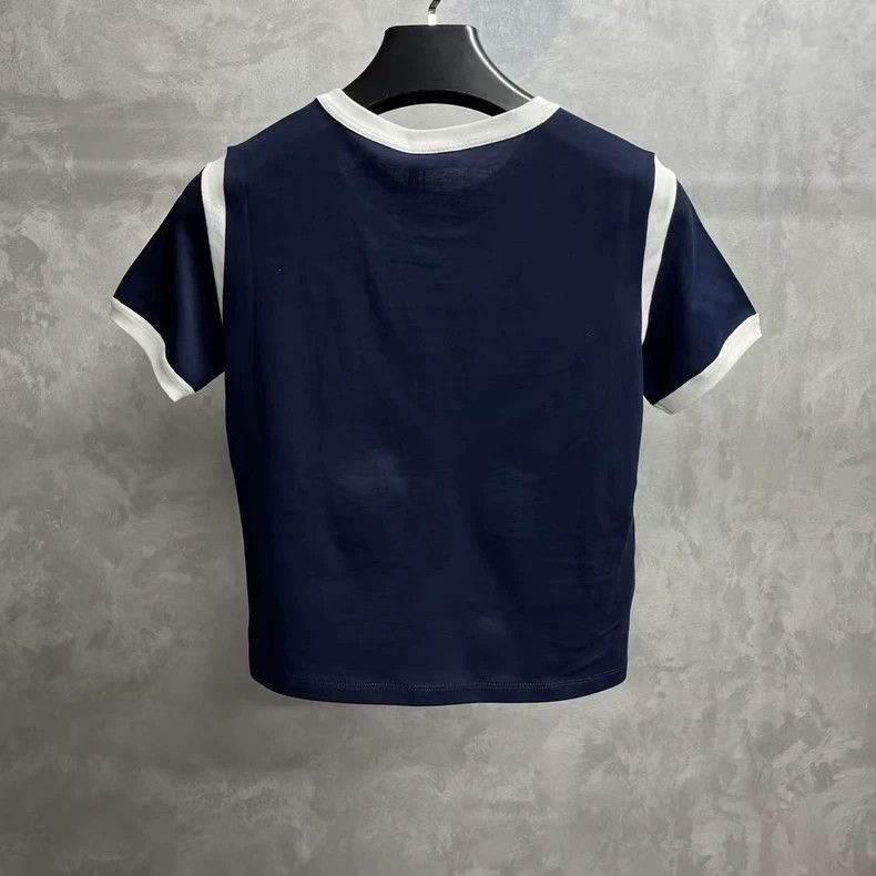 Celine Celine Color Block Short Sleeve Top Size XS / US 0-2 / IT 36-38 - 4 Thumbnail