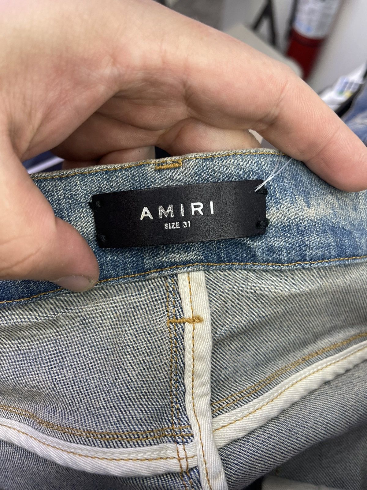 Amiri Amiri trasher tie Dye jeans (blue) Size US 31 - 6 Thumbnail