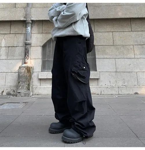 VIBE Urban Style Baggy Cargo Pants Size US 32 / EU 48 - 3 Thumbnail
