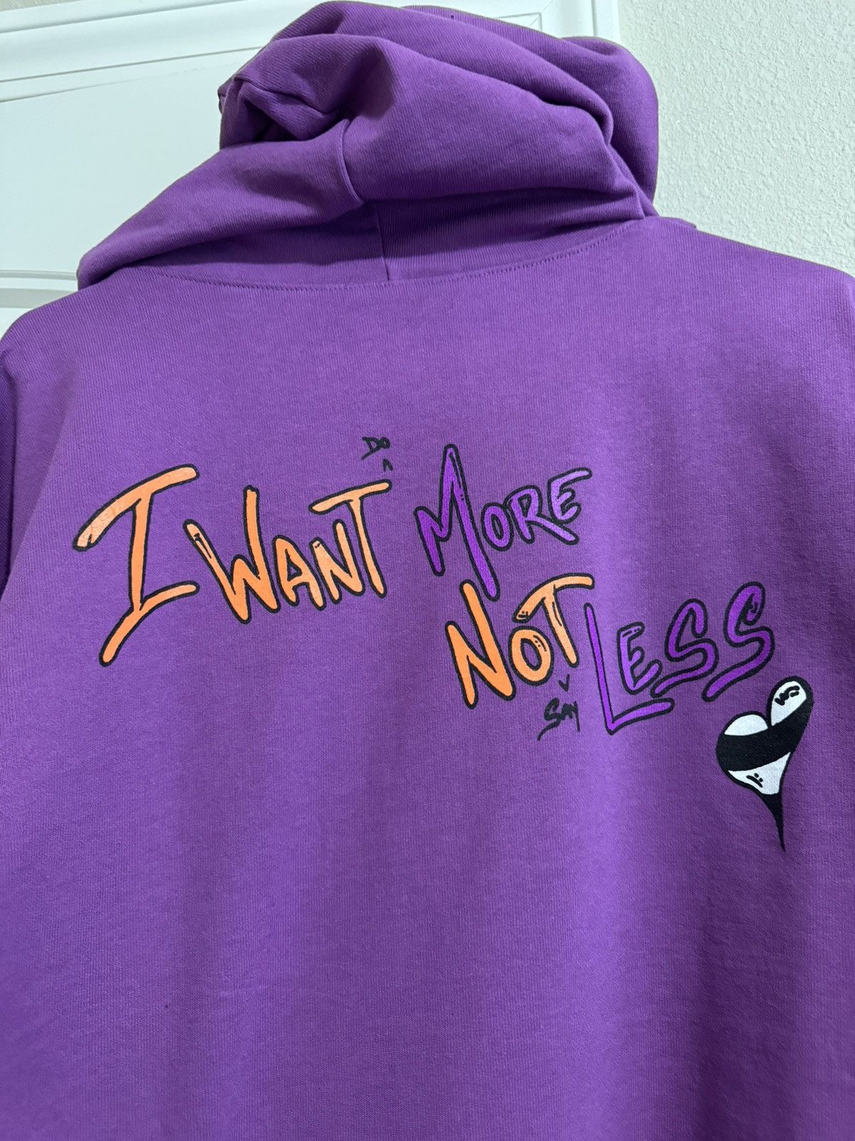 Chrome Hearts × Matty Boy Chrome Hearts Matty Boy I Want More Not Less Hoodie Purple Size US L / EU 52-54 / 3 - 7 Thumbnail
