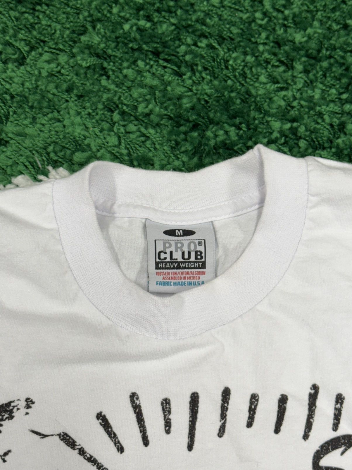 Other Pro Club Mens Heavyweight Tee White Paradise Woman Medium Size US M / EU 48-50 / 2 - 5 Thumbnail