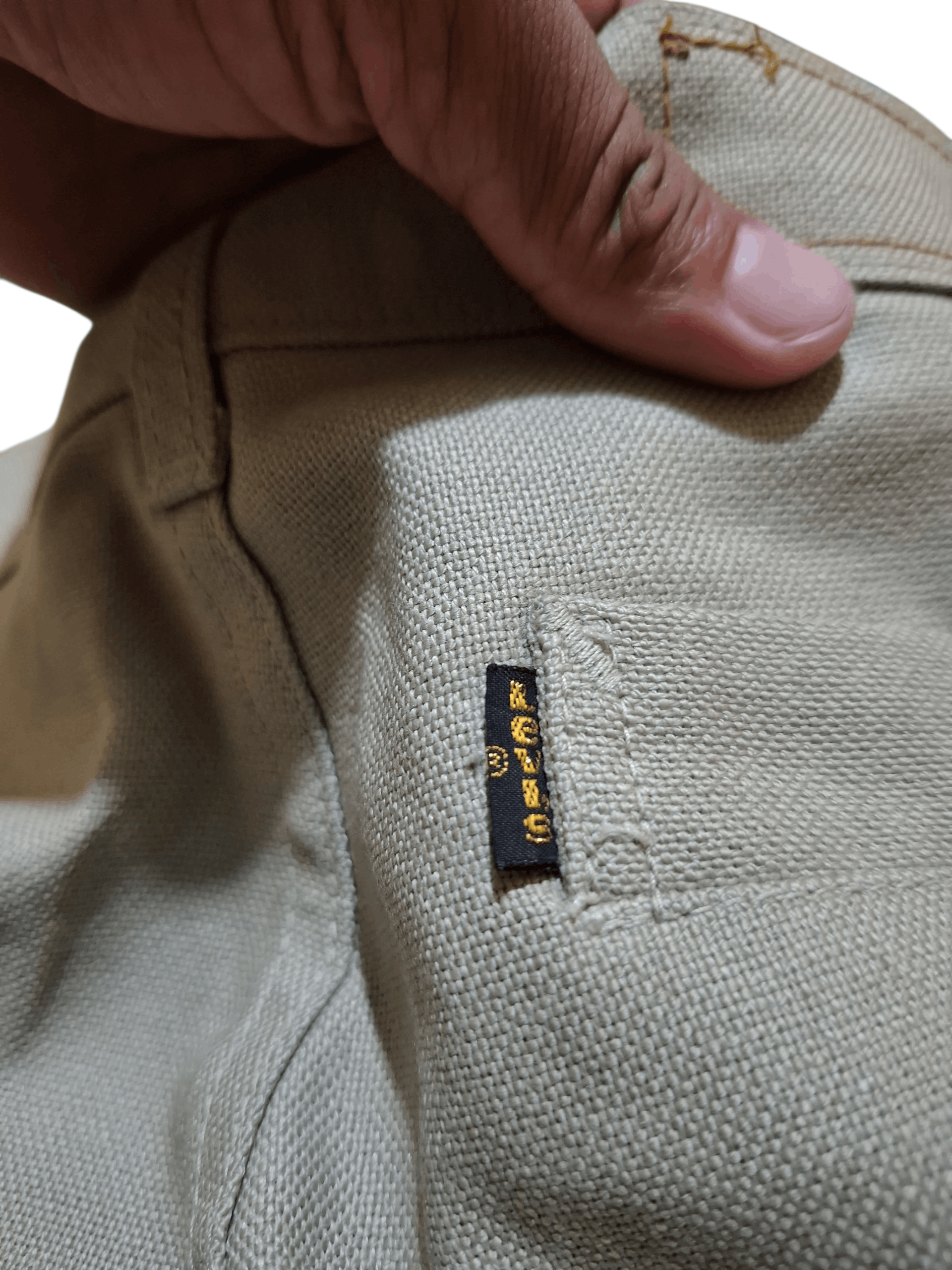 Levi's Vintage 70s Levi’s Sta-Prest Black Tab Bell Bottoms RARE Size US 29 - 20 Thumbnail