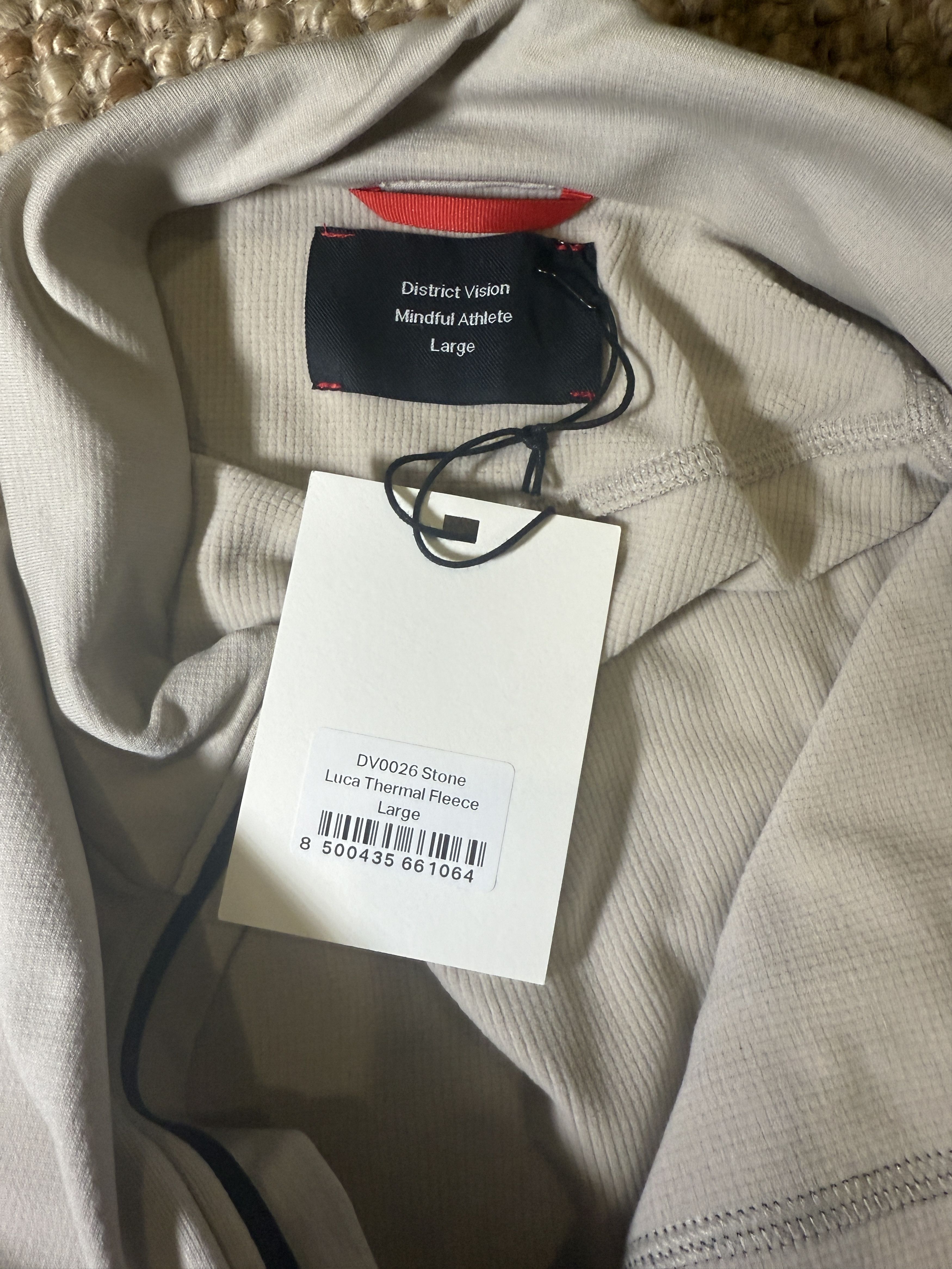 District Vision District Vision Half Zip Stone Luca Thermal Fleece - Large Size US L / EU 52-54 / 3 - 6 Thumbnail