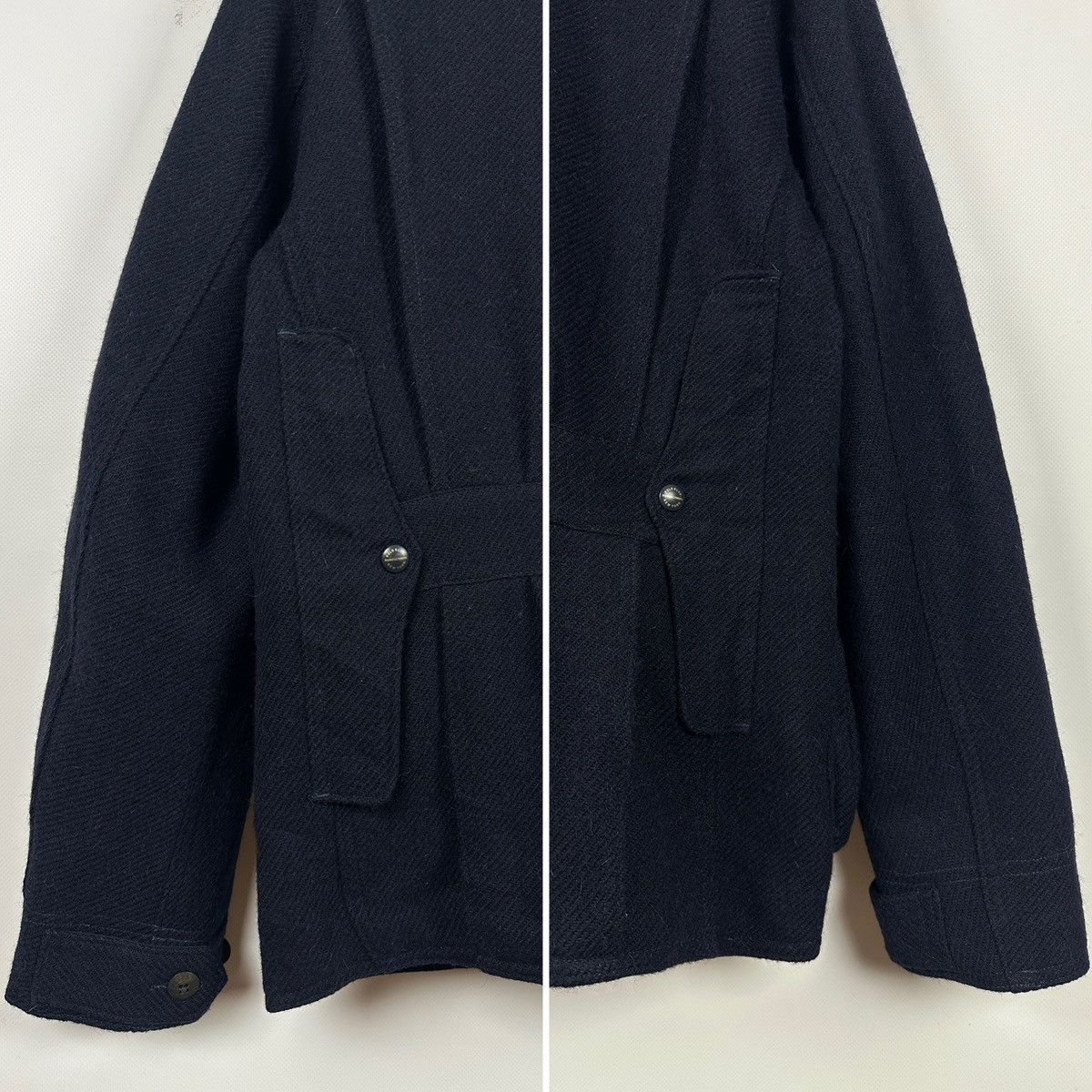 Polo Ralph Lauren Polo Ralph Lauren Wool/Alpaca Navy Blue Military Jacket Size US L / EU 52-54 / 3 - 20 Thumbnail