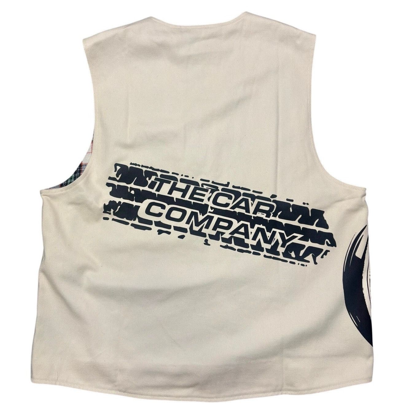 Other NEW Men's Medium 100% Cotton Zip-Up Vest by The Car Company Size US M / EU 48-50 / 2 - 2 Thumbnail