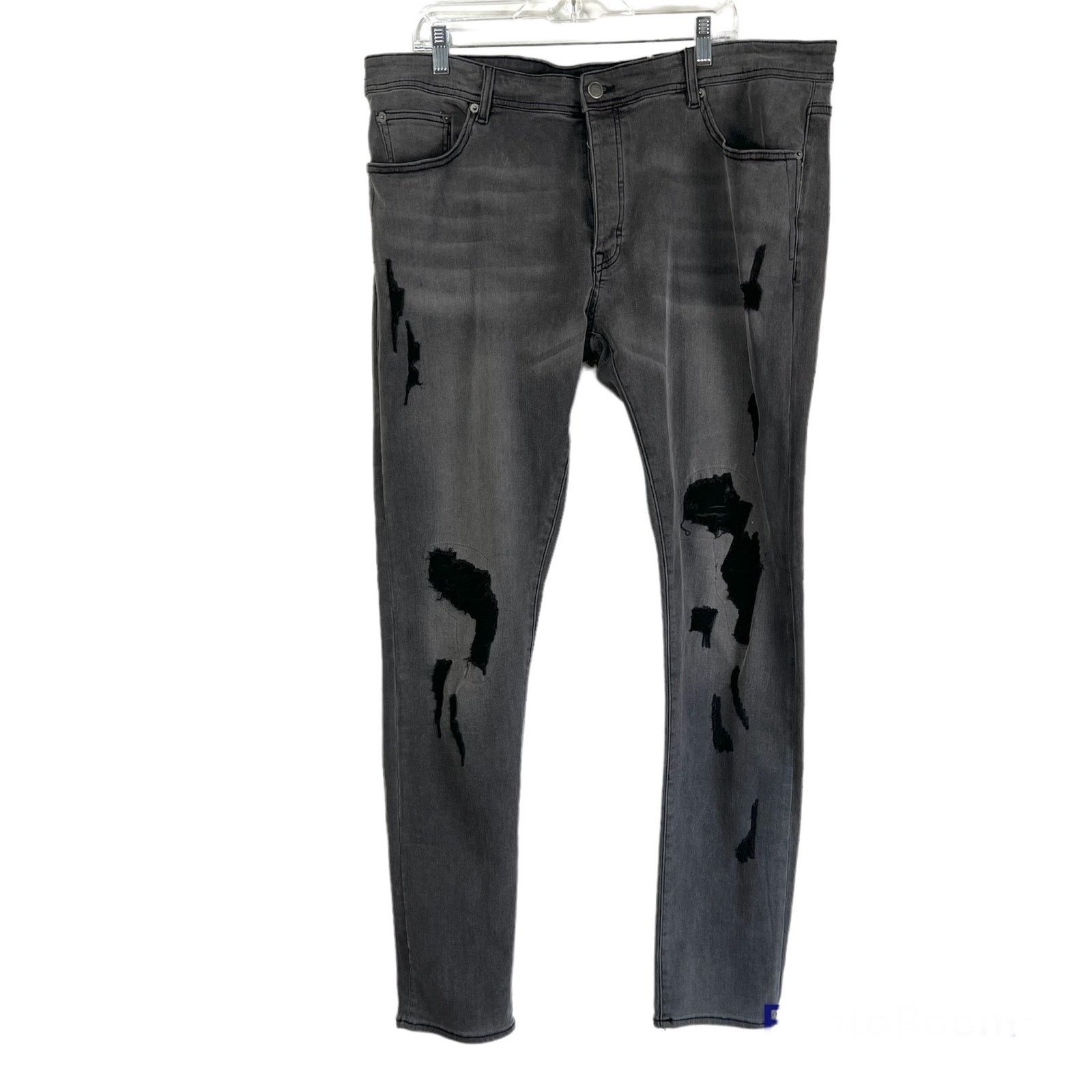Other Strivers Row Tupelo Distressed Jeans Black Gray Size US 40 / EU 56 - 4 Thumbnail