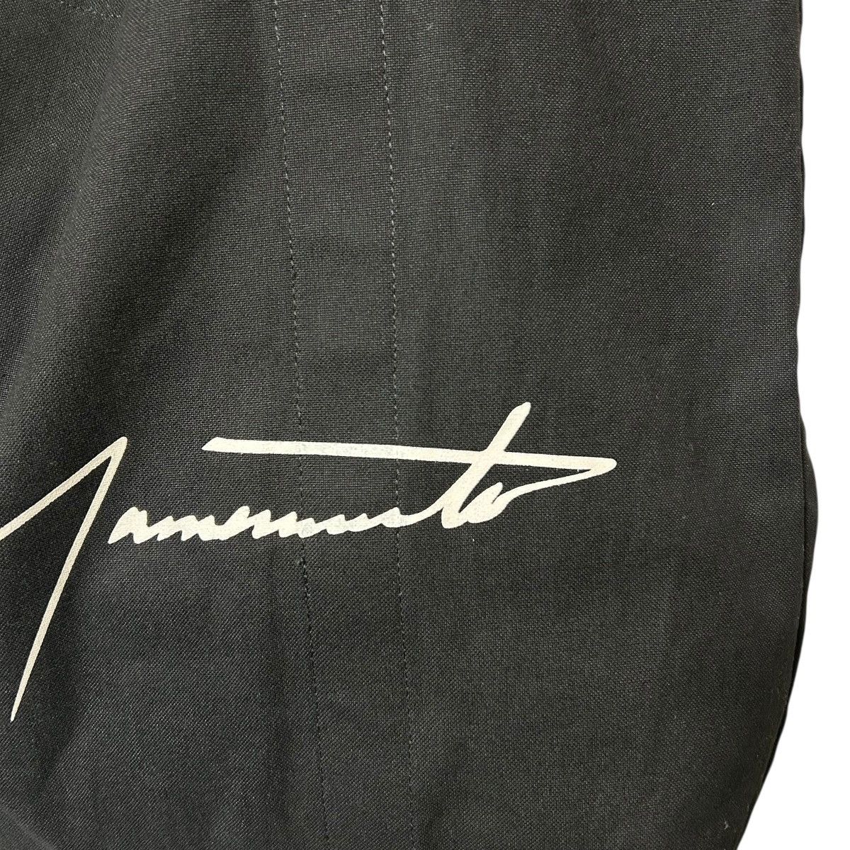 Yohji Yamamoto 641 Yohji Yamamoto bag men black cotton tote made in Japan Size ONE SIZE - 6 Thumbnail