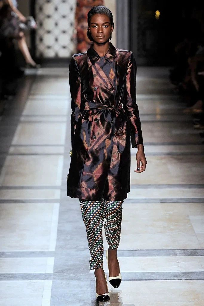 Dries Van Noten Dries Van Noten Silk Boxy Runway Print Shirt 40 Size S / US 4 / IT 40 - 9 Thumbnail