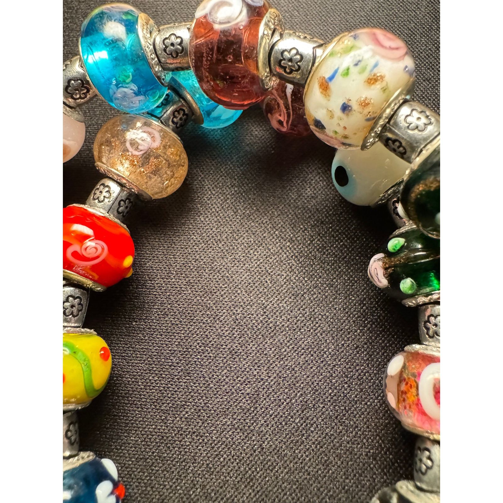 Other Lampwork Glass Beads Necklace 40 Beads 25in RubyCA Size ONE SIZE - 4 Thumbnail