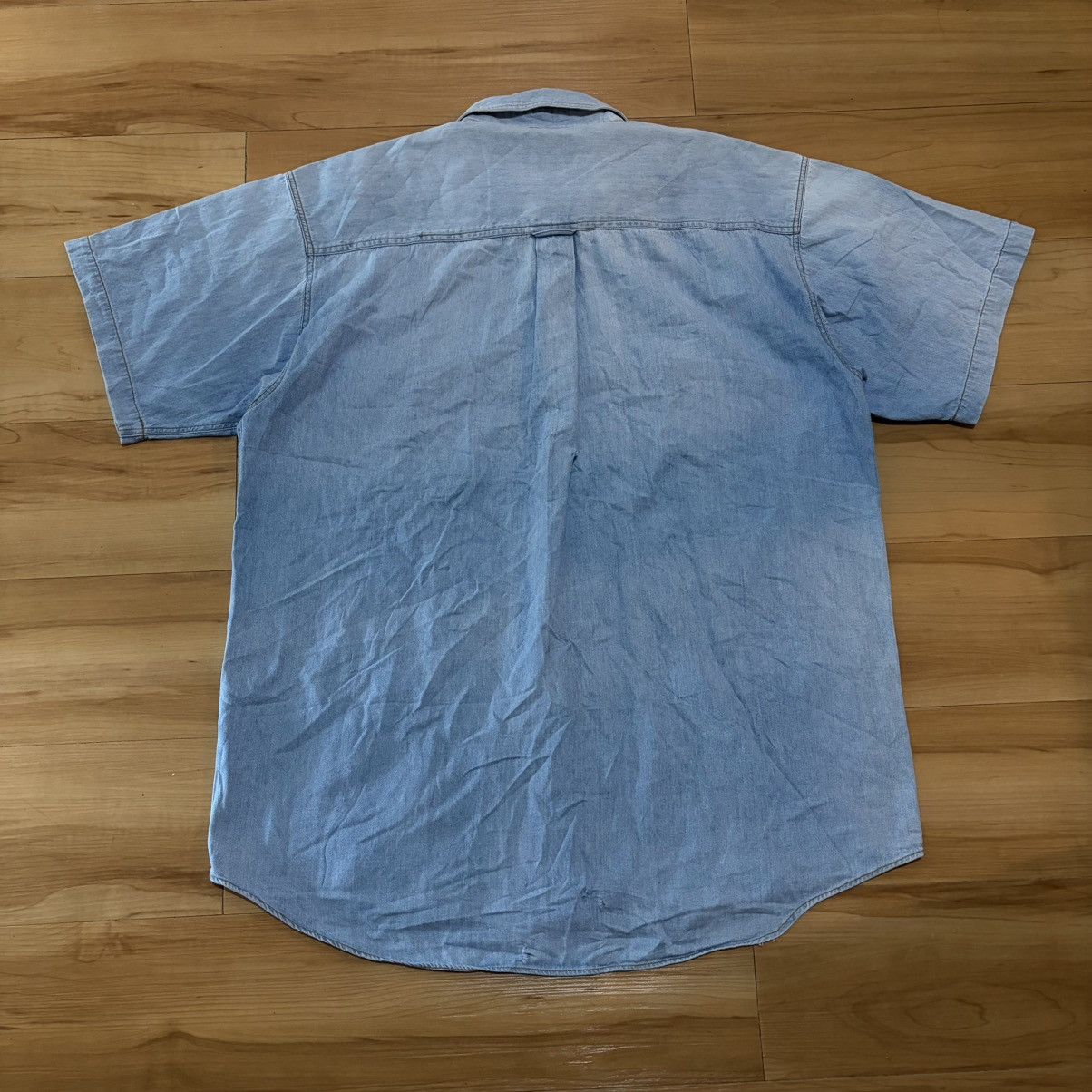 Stone Island Vintage stone island garments denim shirt Size US L / EU 52-54 / 3 - 3 Thumbnail