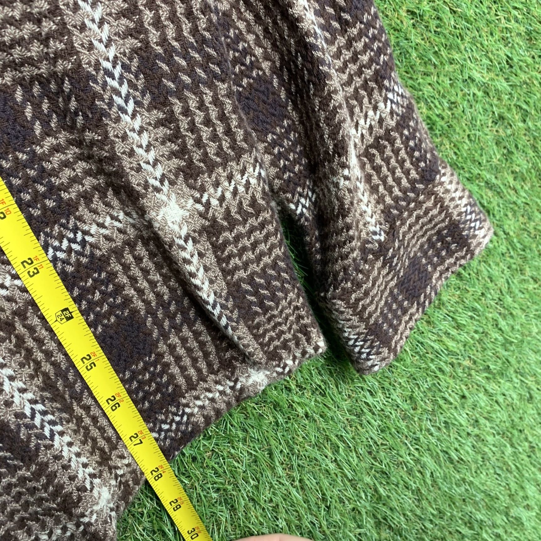 Abercrombie & Fitch Abercrombie & Fitch Flannel Shirt Mens Medium Brown Plaid Casual Button Up Size US M / EU 48-50 / 2 - 4 Thumbnail