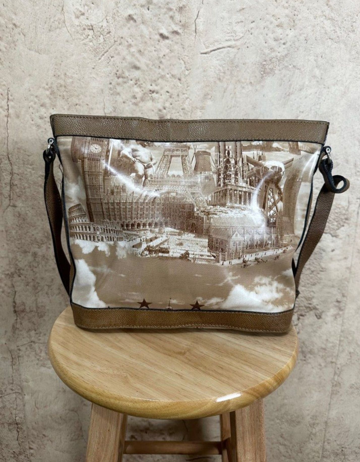 Jean Paul Gaultier Jean paul gaultier Angel print leather sling bag Size ONE SIZE - 4 Thumbnail