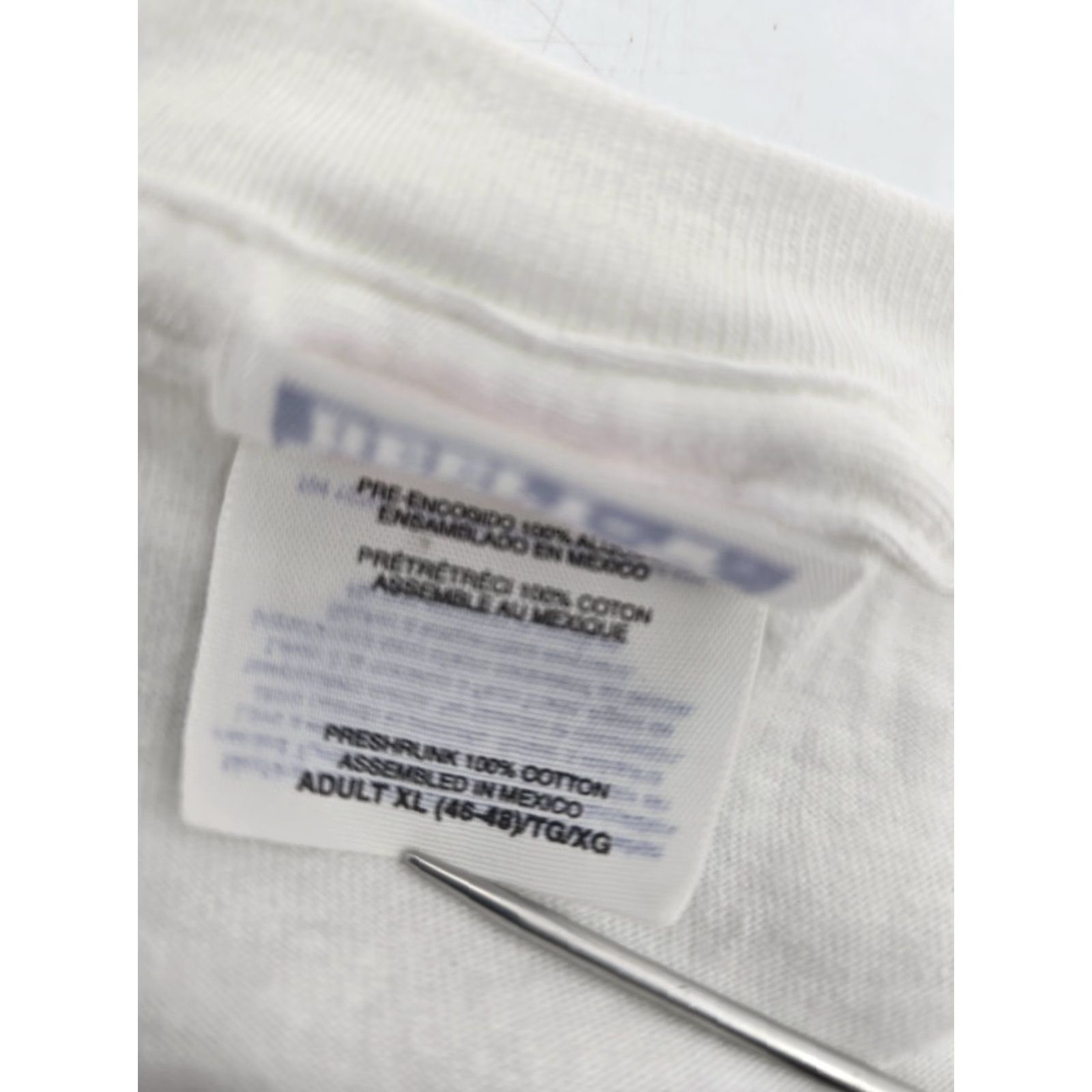 Gildan VINTAGE VUKOVICH Classic Sz XL Racing Shirt White Front & Back Graphic - VG Short Sleeve Crew Neck Men T-Shirt XL White Nike? Size US XL / EU 56 / 4 - 5 Thumbnail