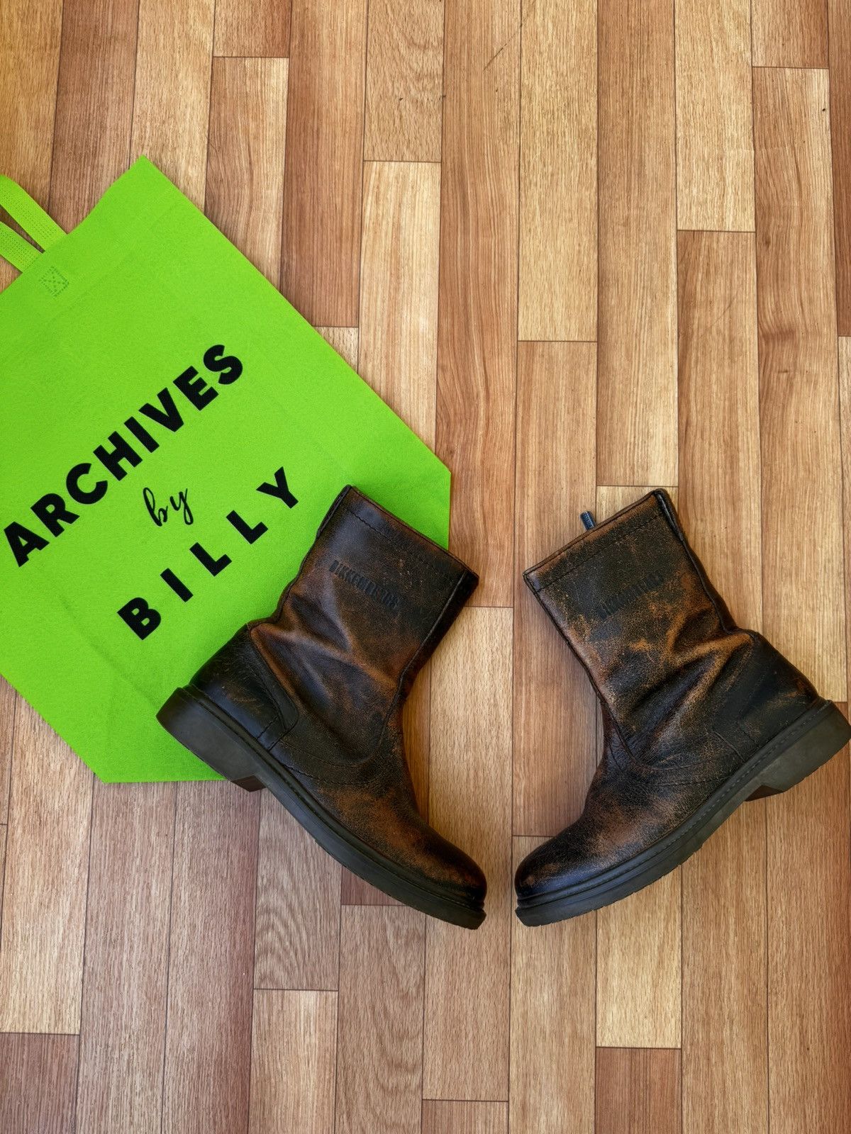 Dirk Bikkembergs 🔥🕷️ Rare distressed eroded boots Size US 8.5 / EU 41-42 - 1 Thumbnail