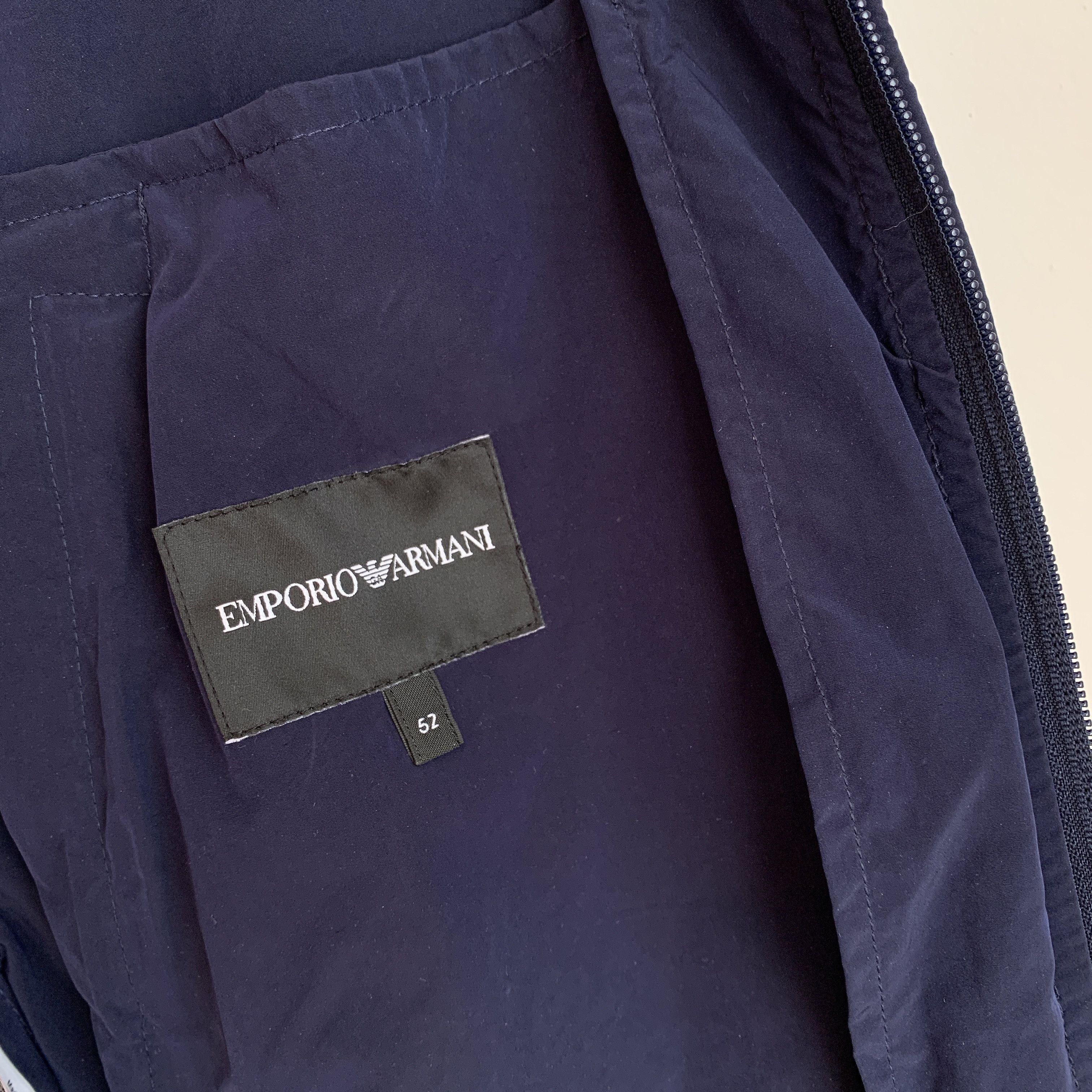 Emporio Armani Emporio Armani Men's Black Blouson Jacket Hood Storage Size US M / EU 48-50 / 2 - 9 Thumbnail