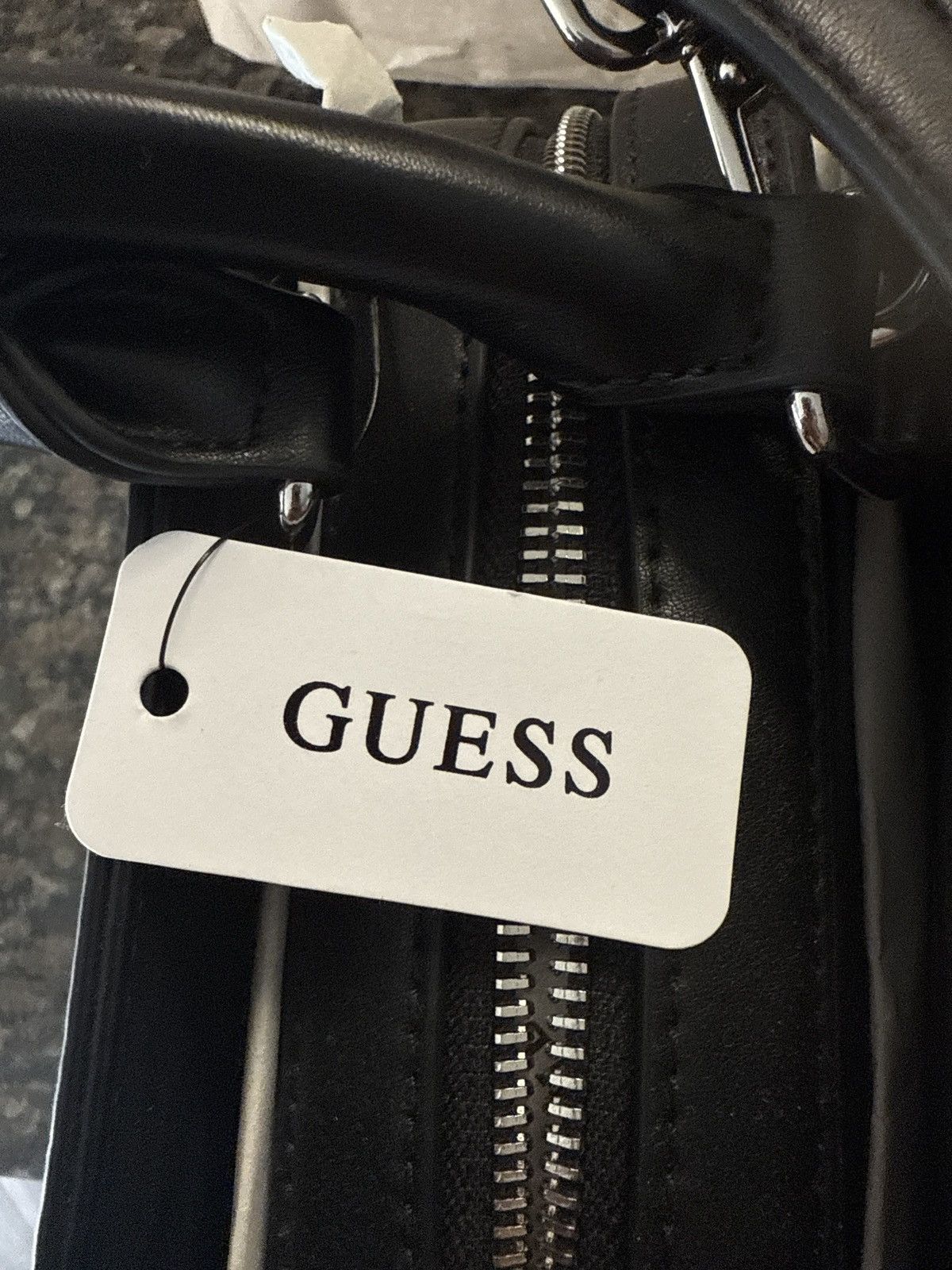 Guess Guess Kamri Mini Dome Satchel black logo pattern Size ONE SIZE - 4 Thumbnail