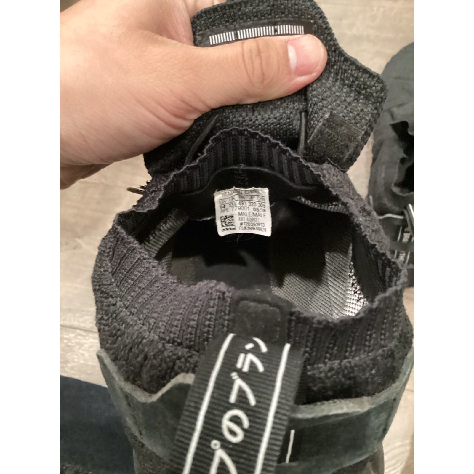 Adidas Adidas NMD TS1 Gore-Tex Mens 14 Triple Black Water Resistant Size ONE SIZE - 6 Thumbnail
