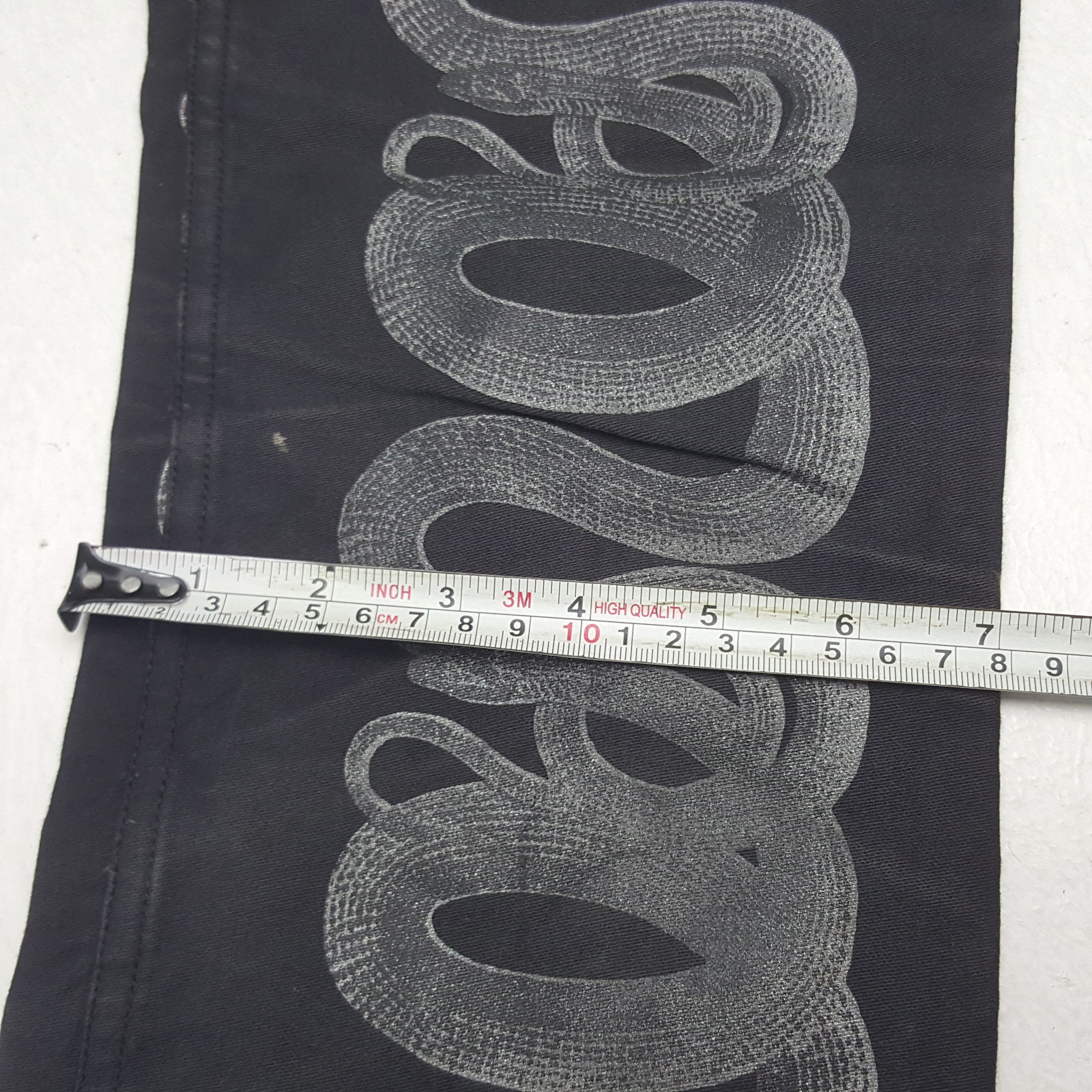 Hysteric Glamour × Japanese Brand × Vintage Vintage Hysteric Glamour Snake Art Japanese Denim Jeans Size 25" / US 0 / IT 36 - 10 Thumbnail