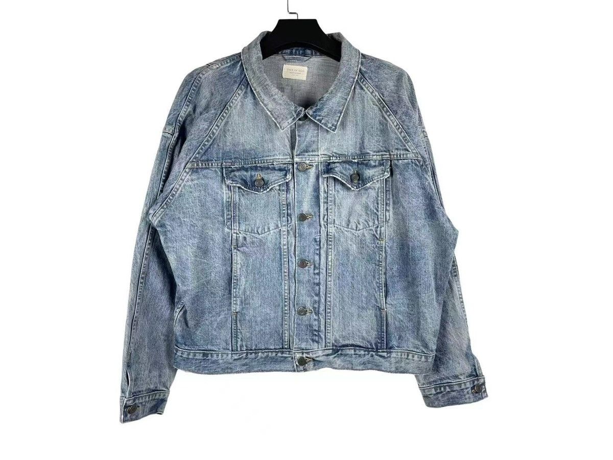 Fear of God Fear Of God 4th Collection OG Denim Jacket Size US XL / EU 56 / 4 - 1 Thumbnail
