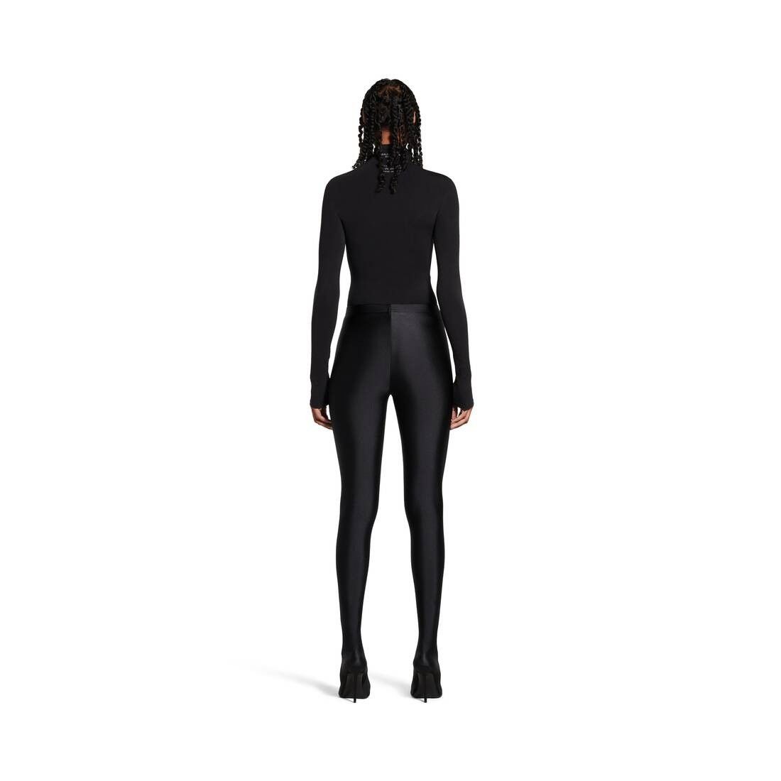 Balenciaga o1bcso1str0525 Curve Pantaleggings in Black Size 27" / US 4 / IT 40 - 4 Thumbnail