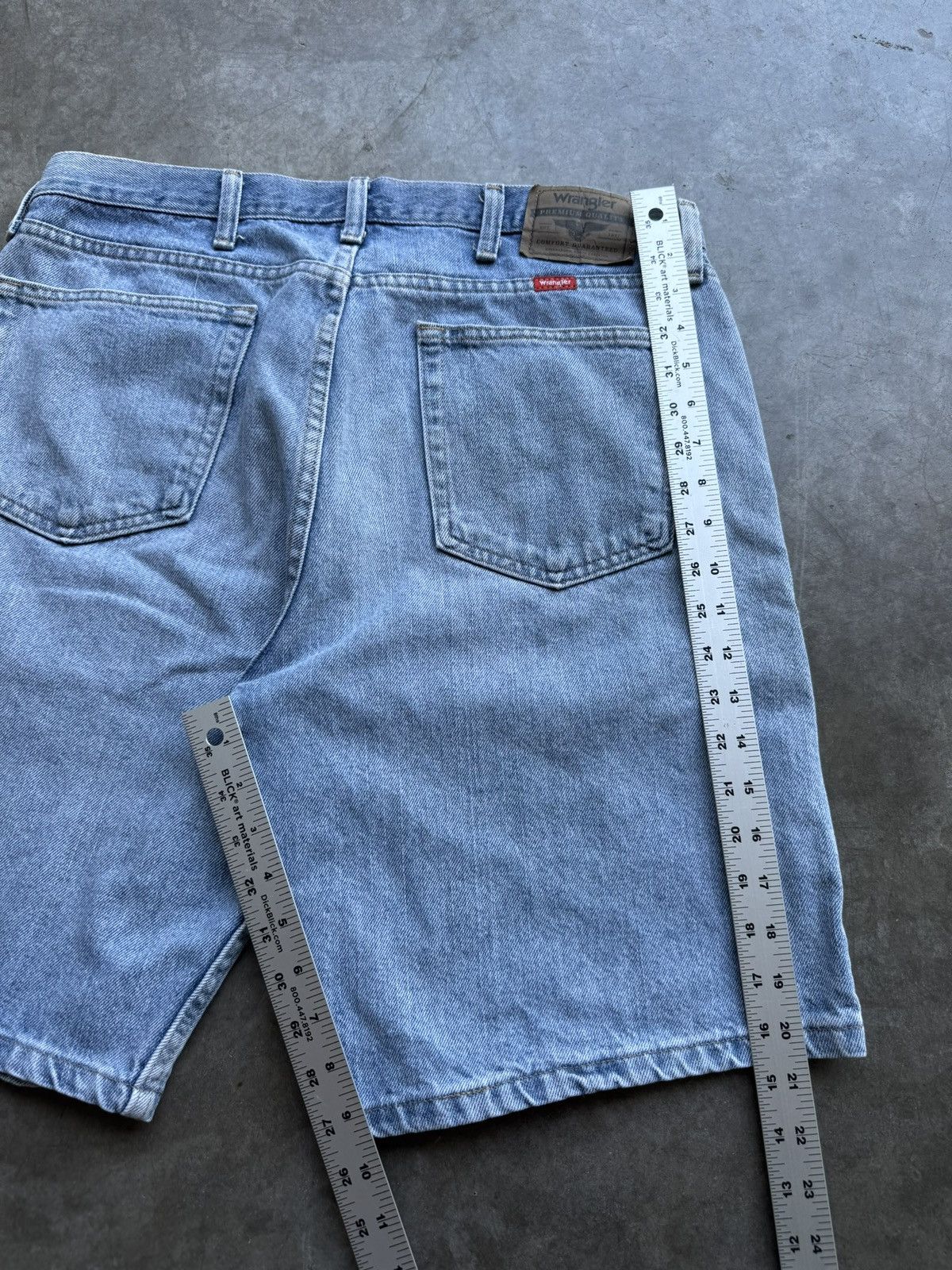 Wrangler Vintage 90’s/00’s Wrangler Light Denim Jean Shorts Size US 34 / EU 50 - 5 Thumbnail