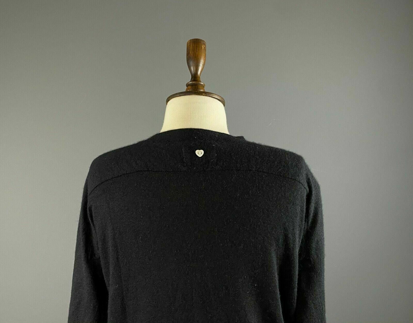 FTC Ladiess FTC V-Neck Black Cashmere Cardigan Jumper Size S Size S / US 4 / IT 40 - 8 Thumbnail