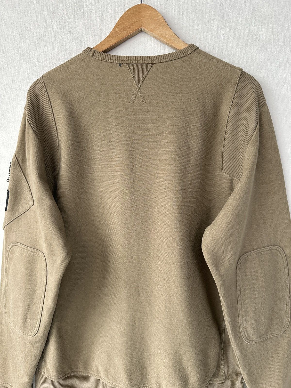 Belstaff BELSTAFF Signature Crewneck Beige Sweatshirt Big Logo Men’s Size US L / EU 52-54 / 3 - 7 Thumbnail