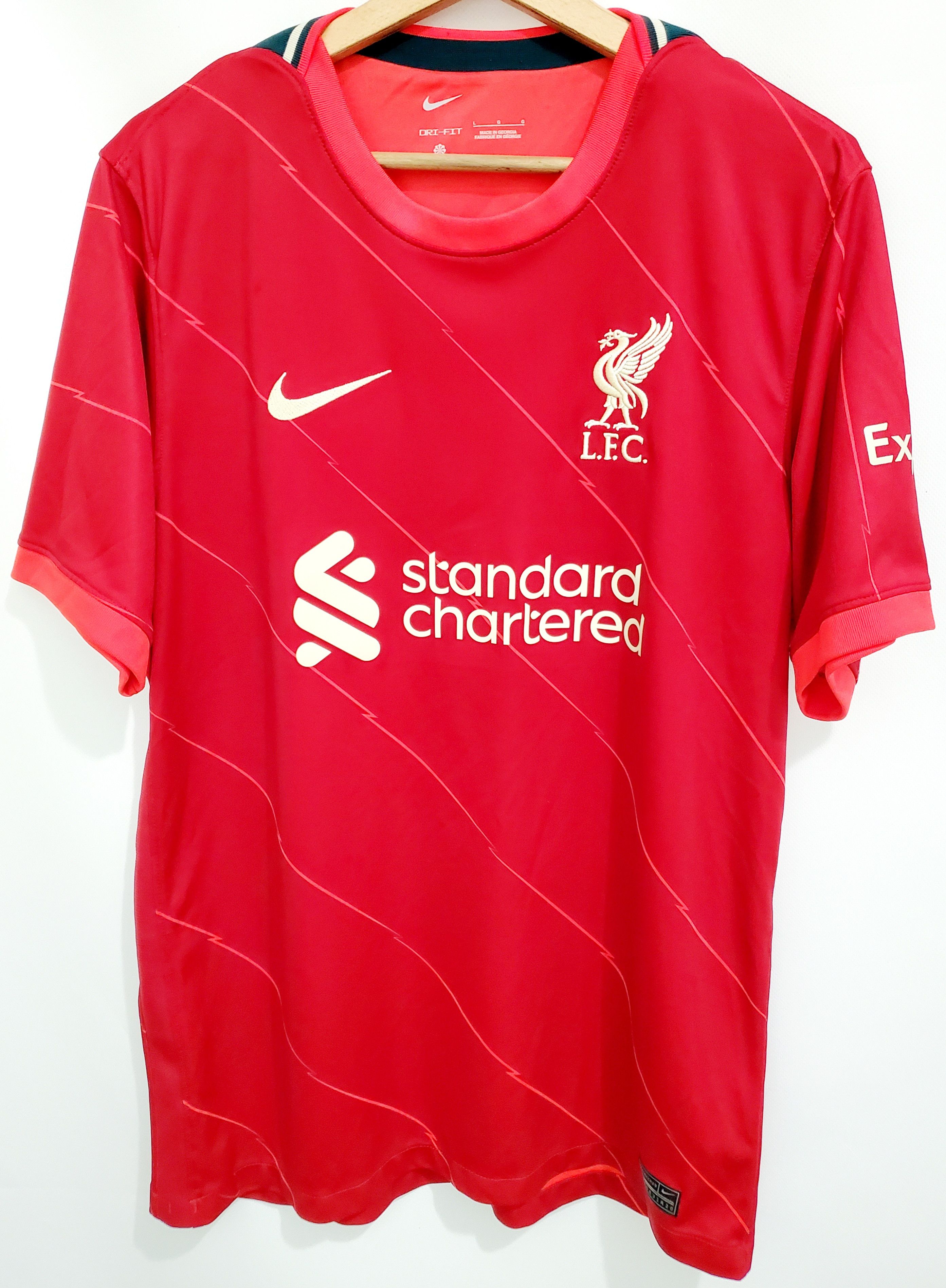 Nike Liverpool FC 2021/22 Home jersey perfect condition L