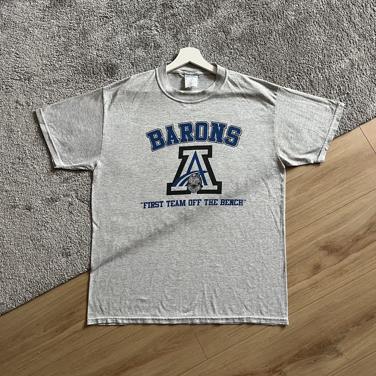 NFL Vintage 90s Amelia Barons NFL Soccer Tee Size US L / EU 52-54 / 3 - 1 Thumbnail