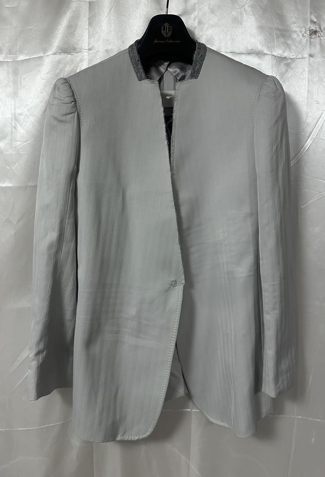 Maison Margiela Martin Margiela SS03 Collarless Cut-off Blazer Jacket Size 46R - 1 Thumbnail