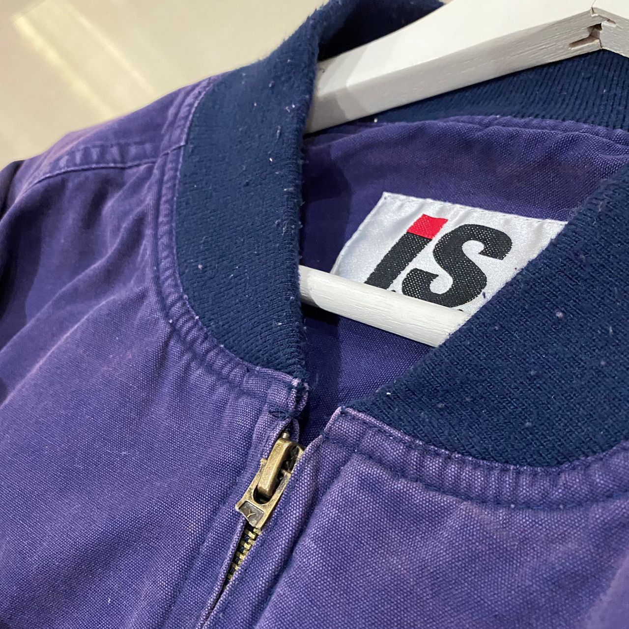 Issey Miyake × Vintage 🔥 VINTAGE 80's ISSEY MIYAKE I.S LOGO BOMBERS JACKET Size US L / EU 52-54 / 3 - 15 Thumbnail