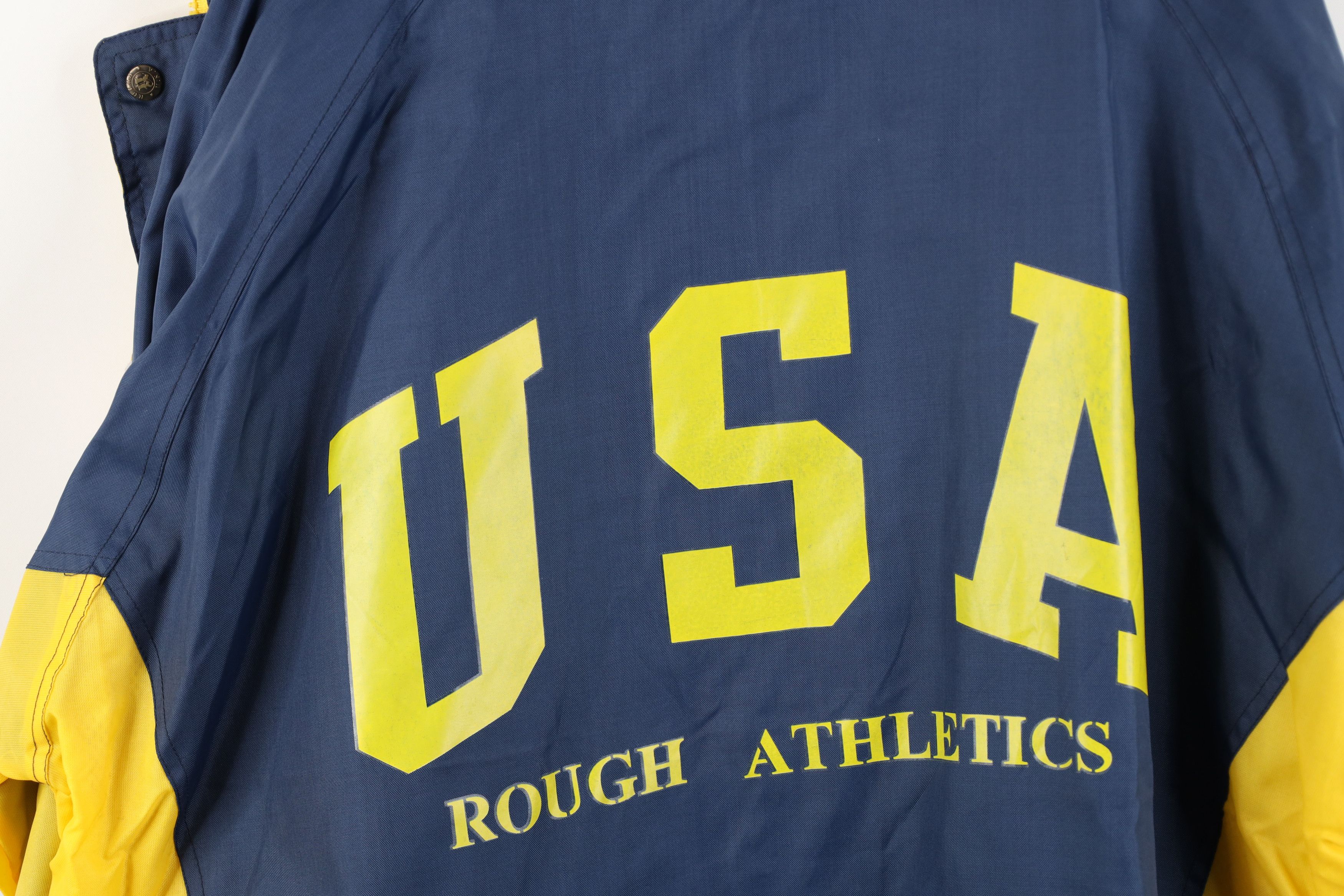 Vintage Vintage 90s Streetwear Athletics Hooded Windbreaker Jacket Size US XXL / EU 58 / 5 - 14 Thumbnail