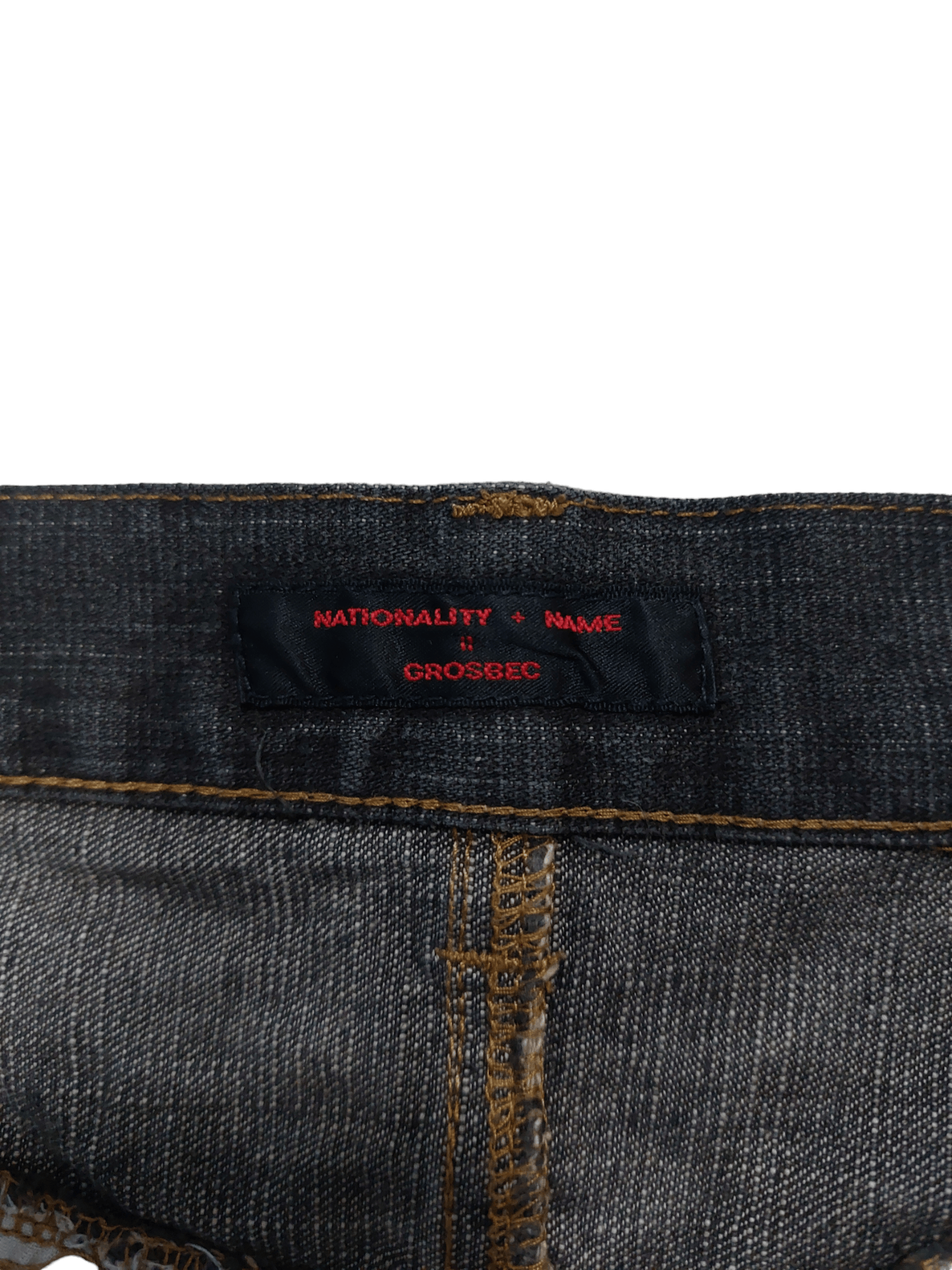 Nationality + Name x Grosbec Cut & Sew Jeans
