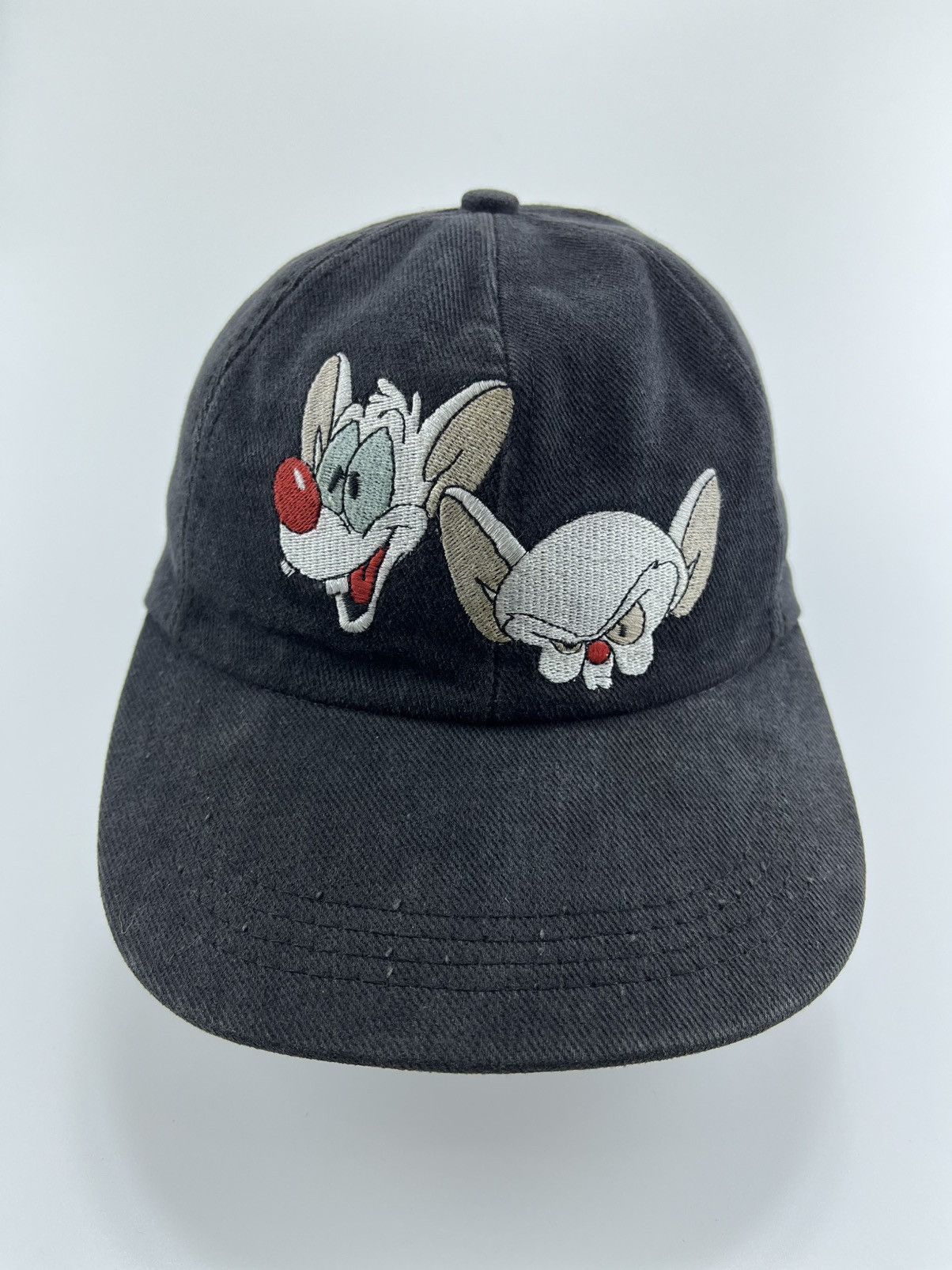 Cartoon Network Vintage Pinky And The Brain Cap 💥 RARE Size ONE SIZE - 1 Thumbnail