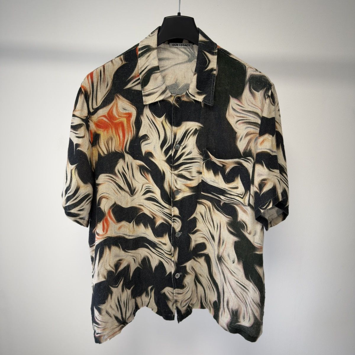 Our Legacy ‘Flame Platigra’ Print Box Shirt Size US M / EU 48-50 / 2 - 1 Thumbnail