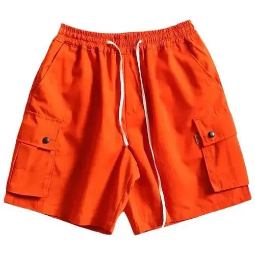Japanese Brand × Jean 20SS Indigo Union Japan Sharp Orange Pocket Shorts Size US 32 / EU 48 - 1 Thumbnail