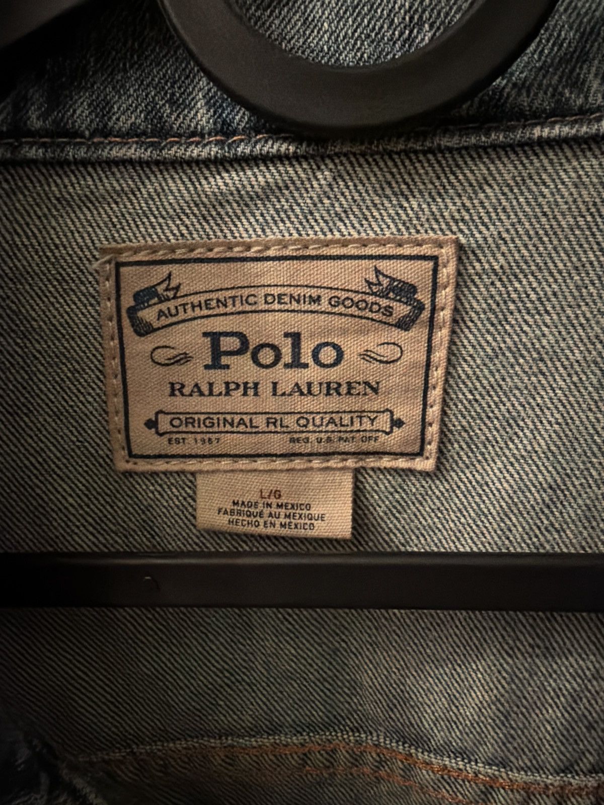 Polo Ralph Lauren Polo Ralph Lauren Paint Splatter Trucker Jacket Size US L / EU 52-54 / 3 - 4 Thumbnail