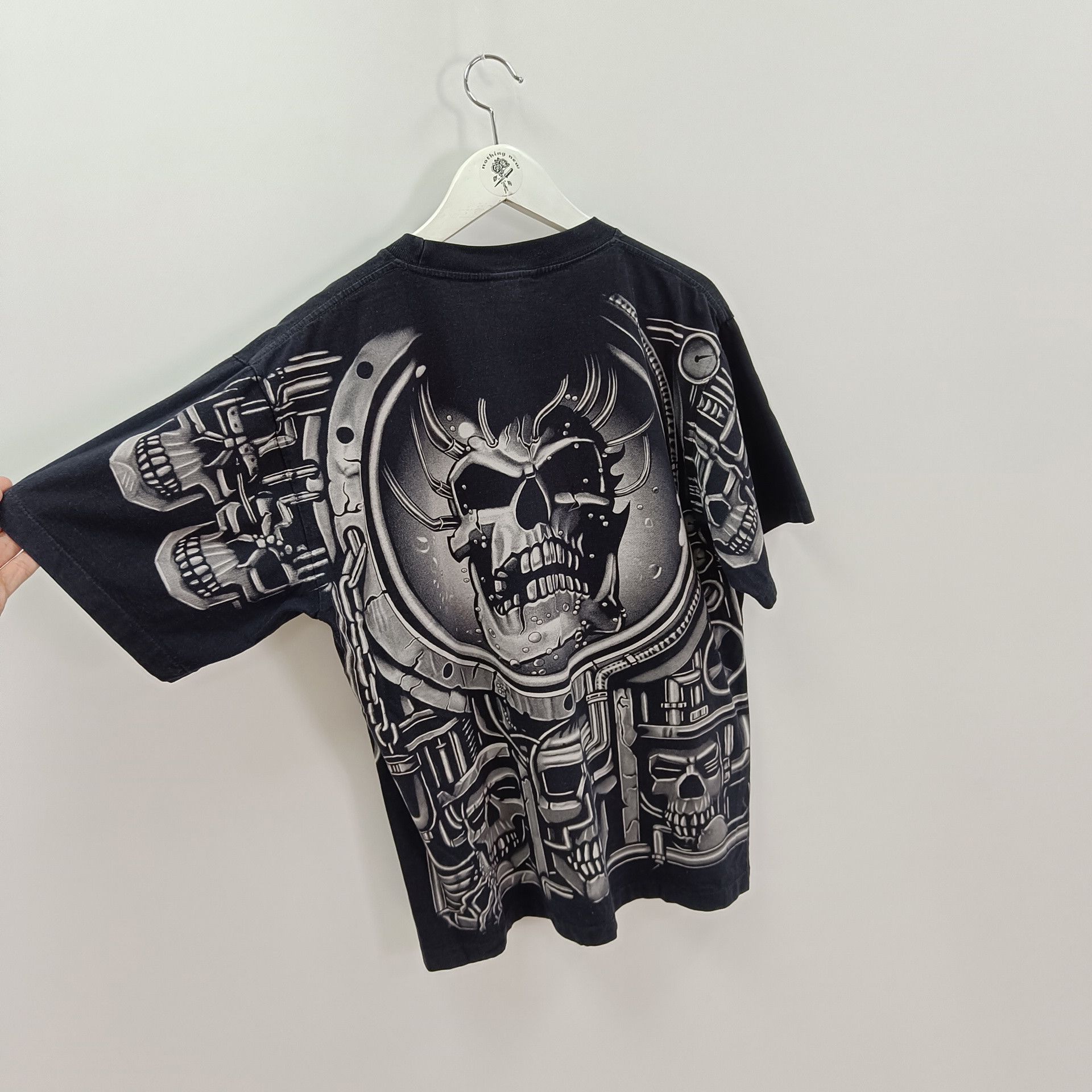 Liquid Blue 90s Mecha Skull All Over Print Tshirt Size US L / EU 52-54 / 3 - 8 Thumbnail