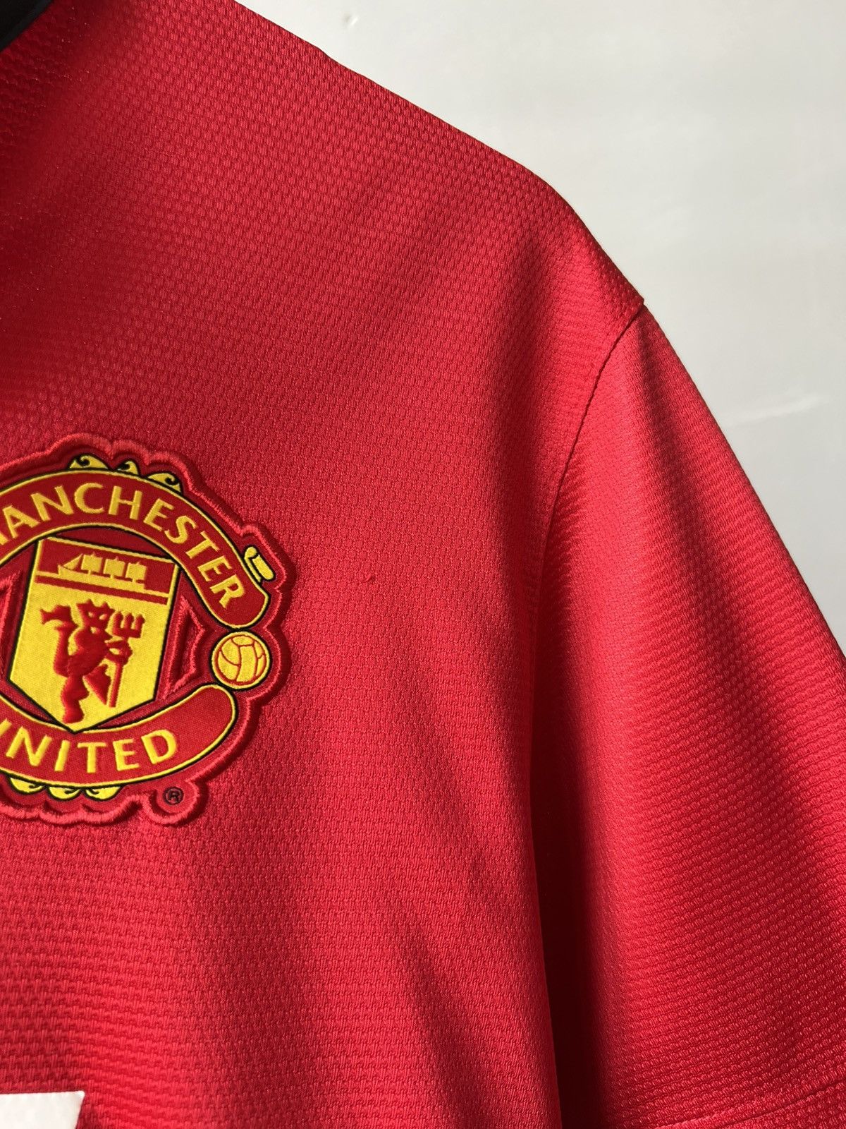 Nike 2013/14 MANCHESTER UNITED HOME SOCCER JERSEY FOOTBALL SHIRT Size US L / EU 52-54 / 3 - 6 Thumbnail