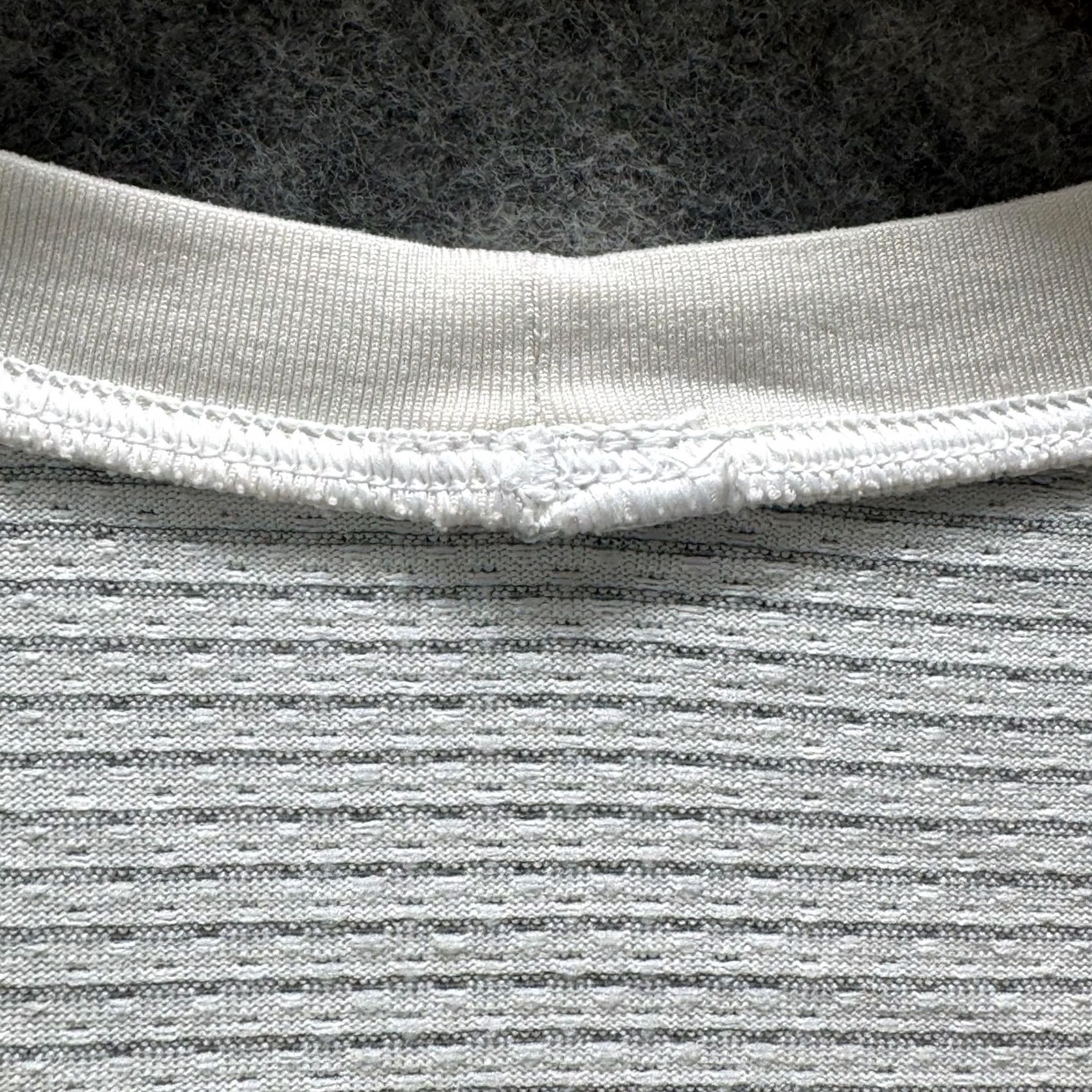 Lululemon Lululemon Mens L Gray Striped Tagless Moisture Wicking Polyester Jersey Athletic Shirt Size US L / EU 52-54 / 3 - 4 Thumbnail