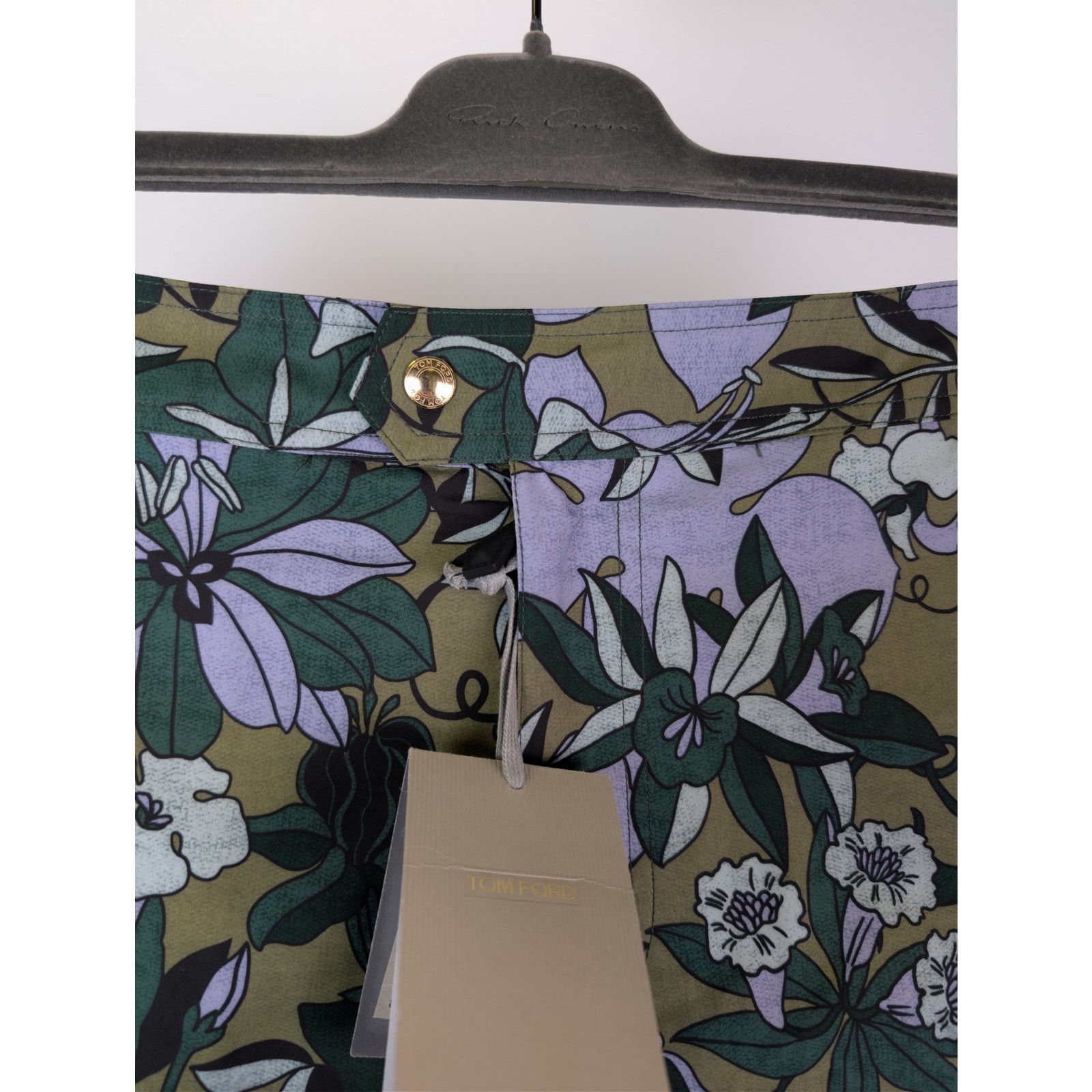 Tom Ford o1rshd1 Jungle Floral Swim Shorts in green Size US 34 / EU 50 - 7 Thumbnail