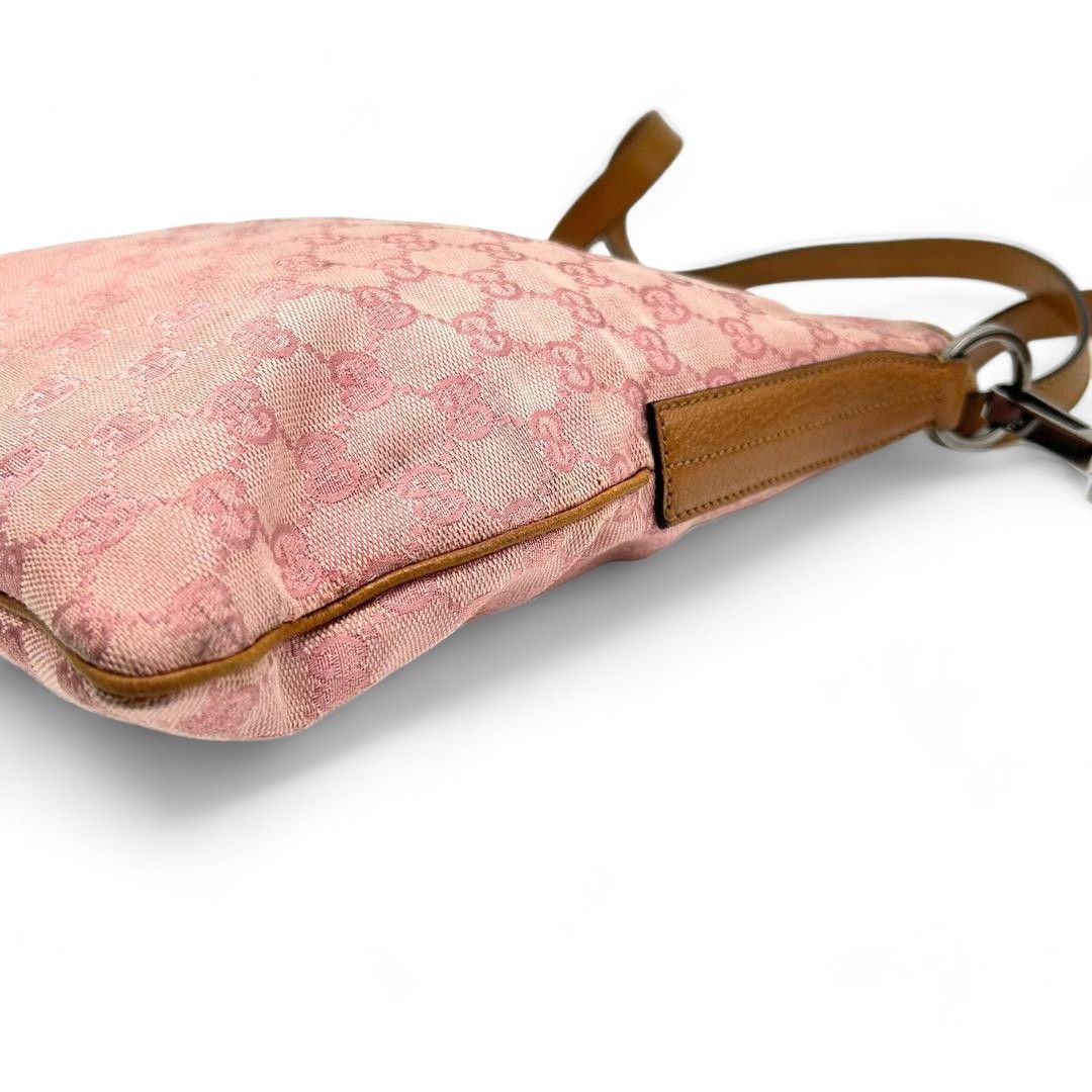 Gucci Gucci - Pink Shoulder Bag Crossbody Leather Canvas Size ONE SIZE - 4 Thumbnail