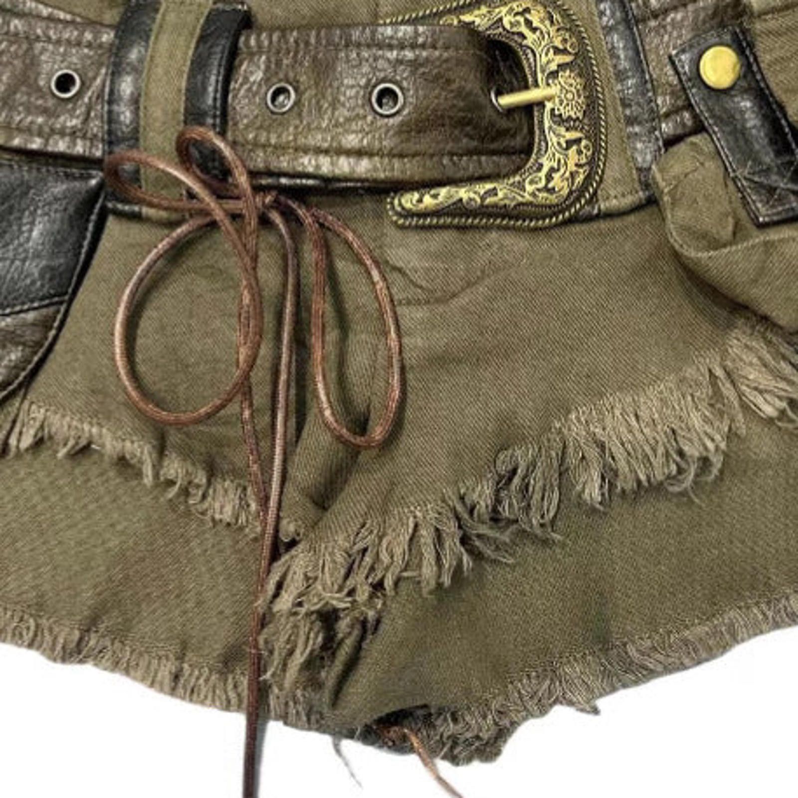 Jean Utility Cargo Shorts Size 27" / US 4 / IT 40 - 3 Thumbnail