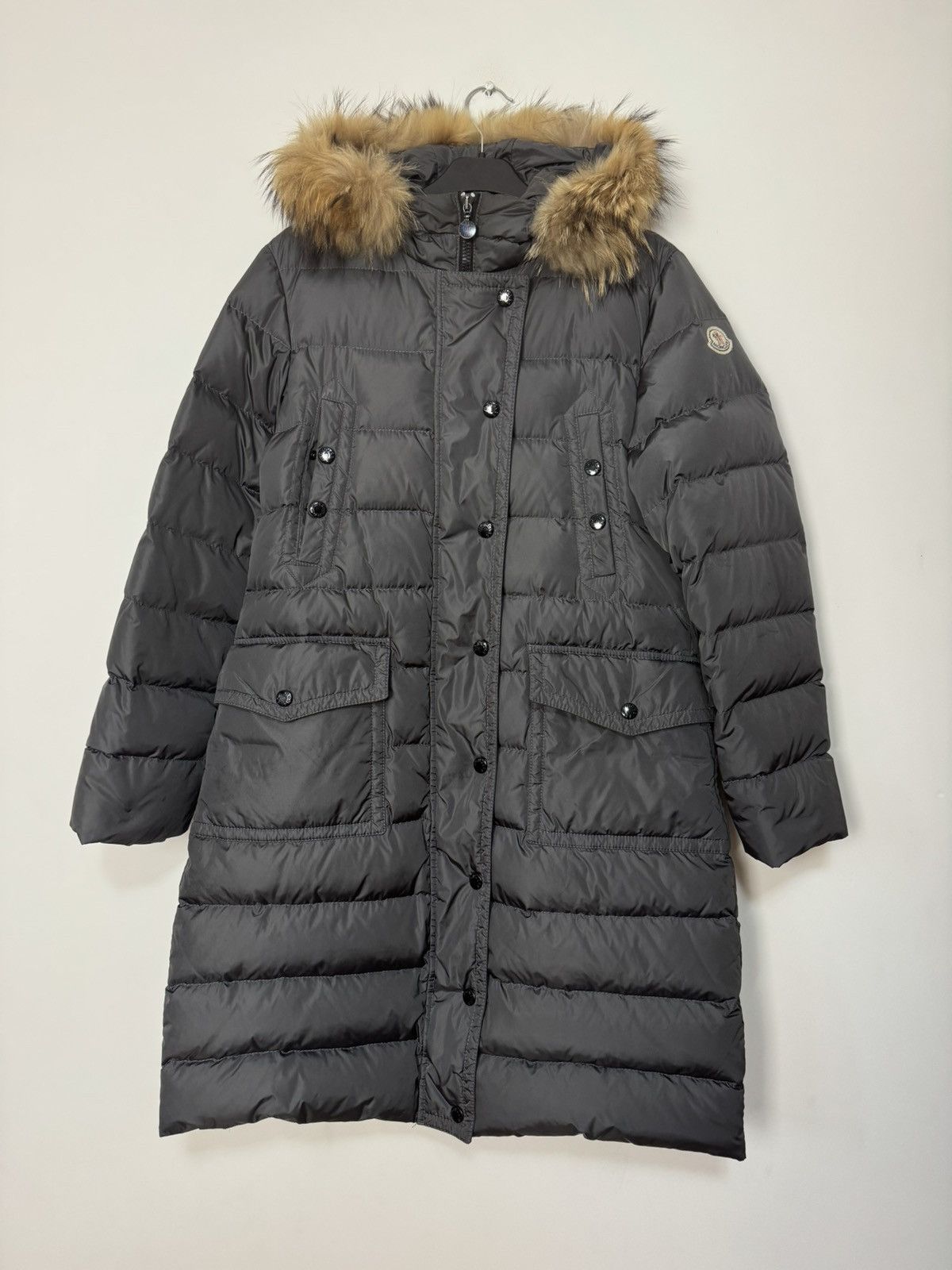 Moncler Moncler Merin Giubbotto Coat Down Puffer Parka Jacket Fur Size L / US 10 / IT 46 - 1 Thumbnail