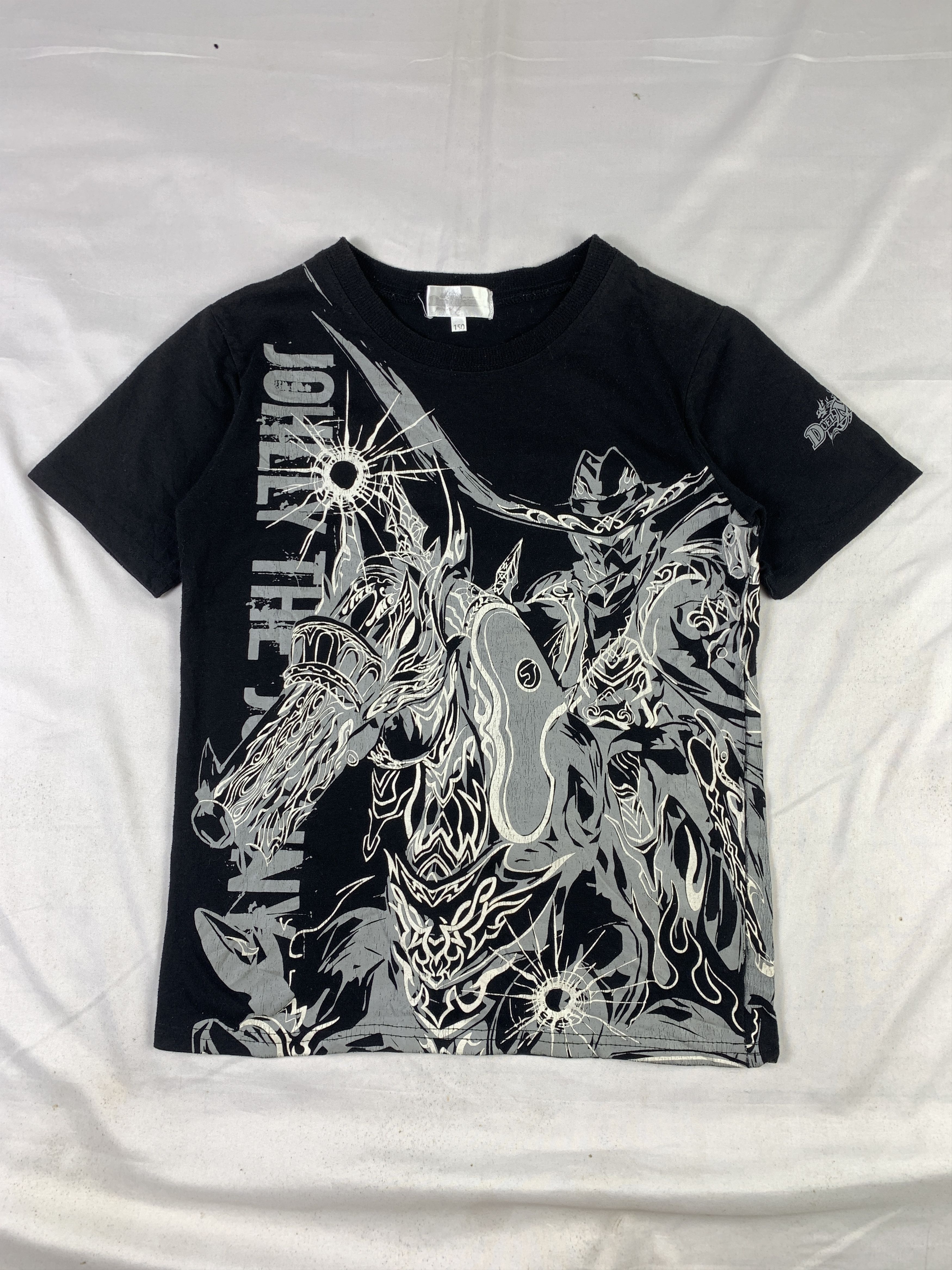 Anime Duel Masters Black Icon Mega Print Tee (S) Size S / US 4 / IT 40 - 1 Thumbnail